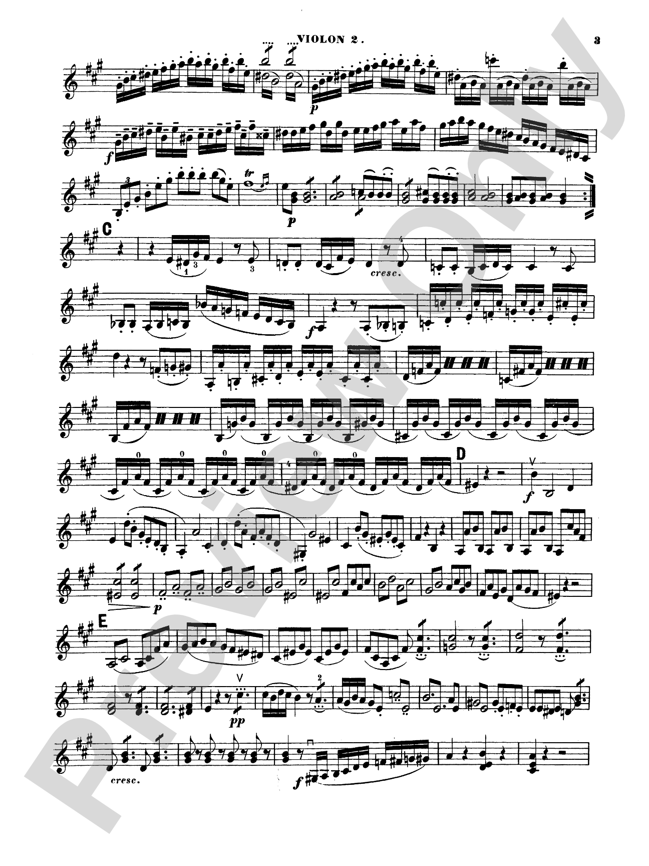 Krommer: Three Duos Concertants, Op. 22: Violin Book