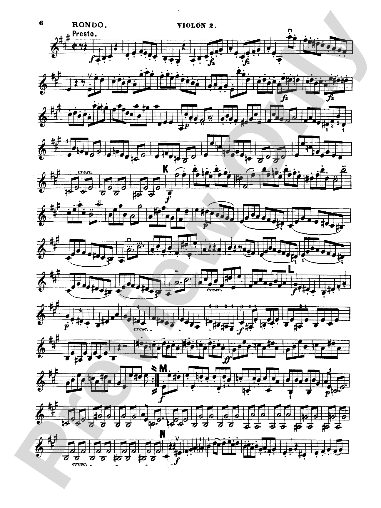Krommer: Three Duos Concertants, Op. 22: Violin Book