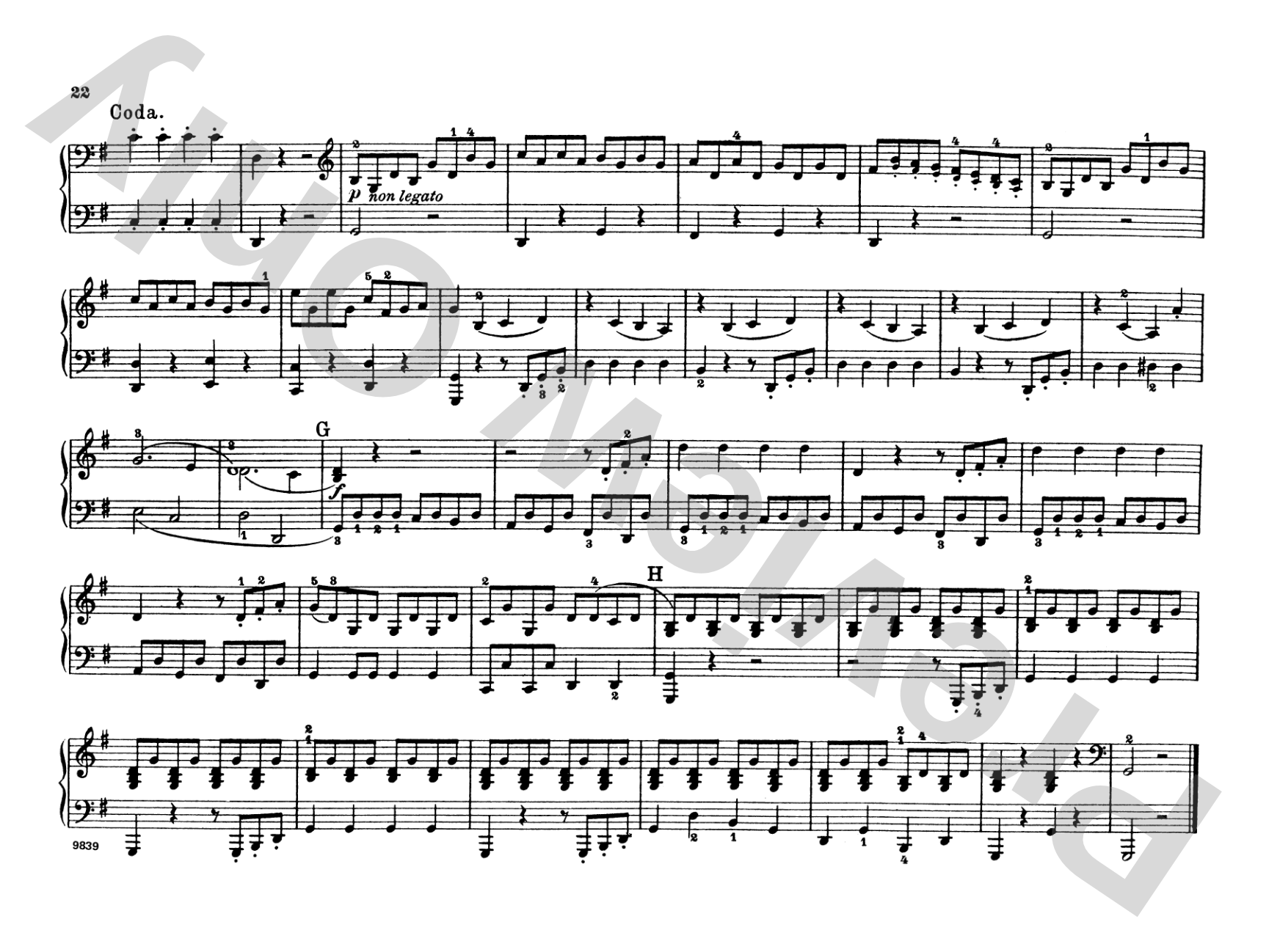 Mozart: Eine Kleine Nachtmusik (K.525): Piano Duet (1 Piano, 4 Hands) Comb Bound Book