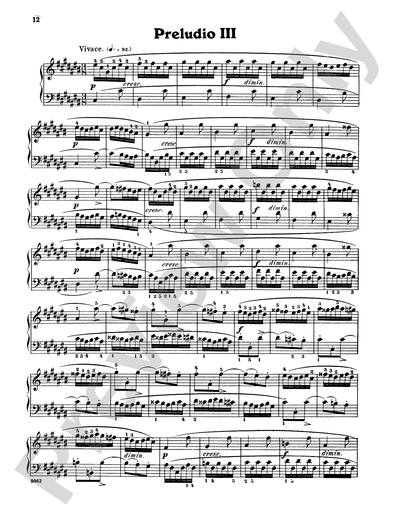 Bach: The Well-Tempered Clavier (Volume I) (Ed. Carl Czerny)