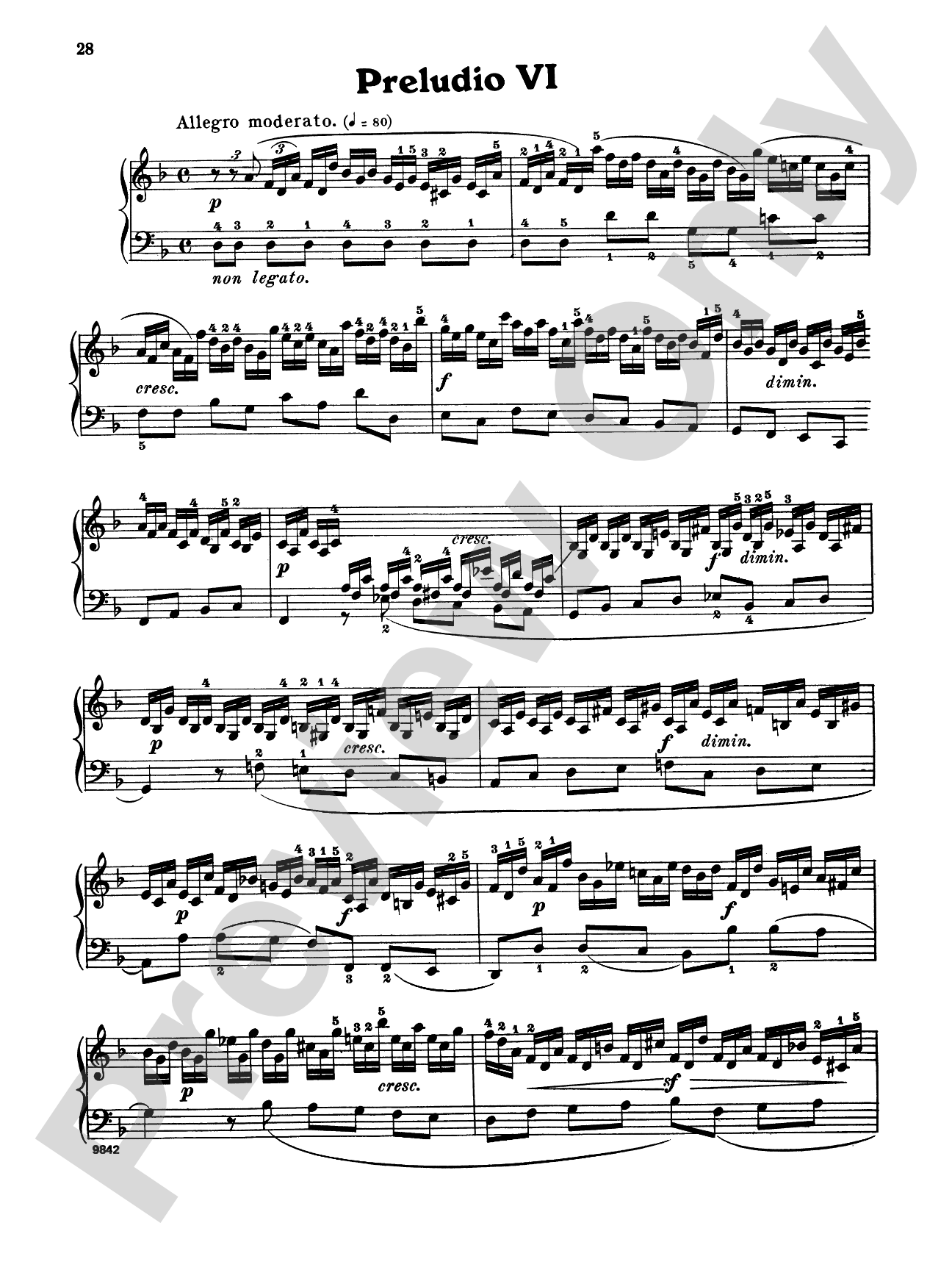 Bach: The Well-Tempered Clavier (Volume I) (Ed. Carl Czerny)