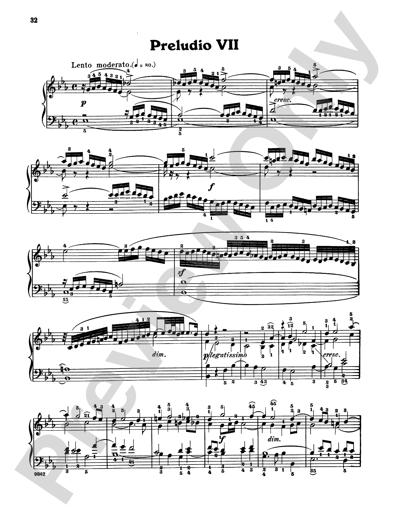 Bach: The Well-Tempered Clavier (Volume I) (Ed. Carl Czerny)