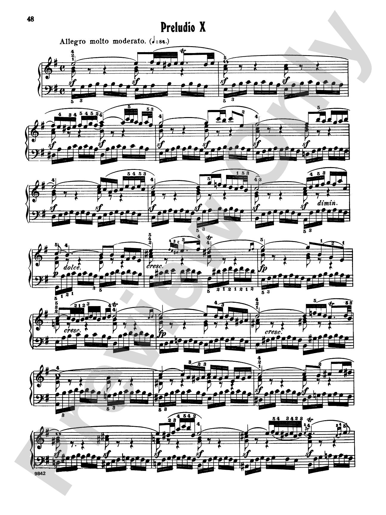 Bach: The Well-Tempered Clavier (Volume I) (Ed. Carl Czerny)