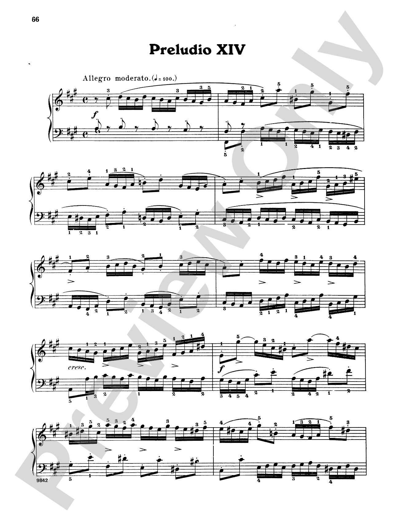 Bach: The Well-Tempered Clavier (Volume I) (Ed. Carl Czerny)