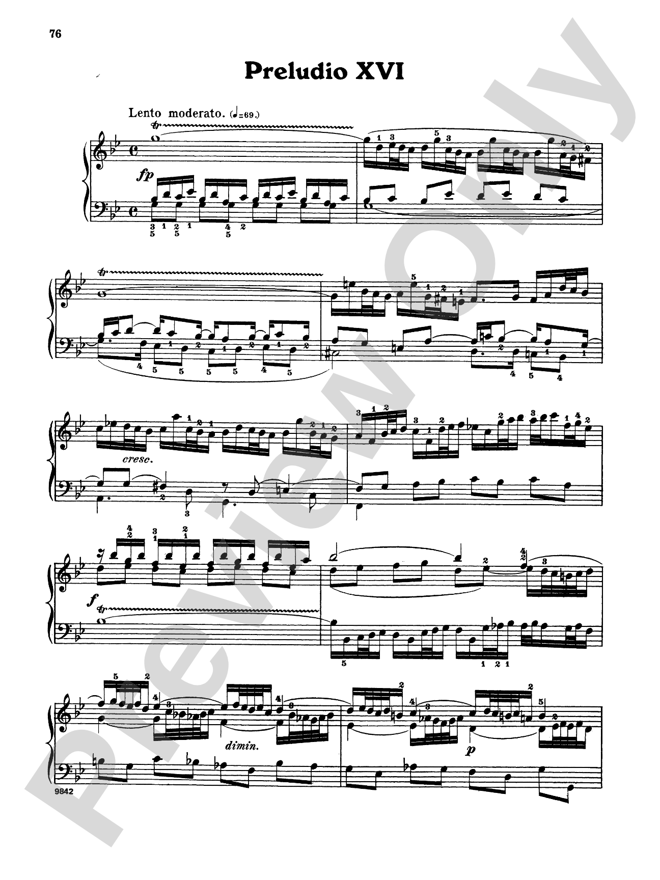 Bach: The Well-Tempered Clavier (Volume I) (Ed. Carl Czerny)