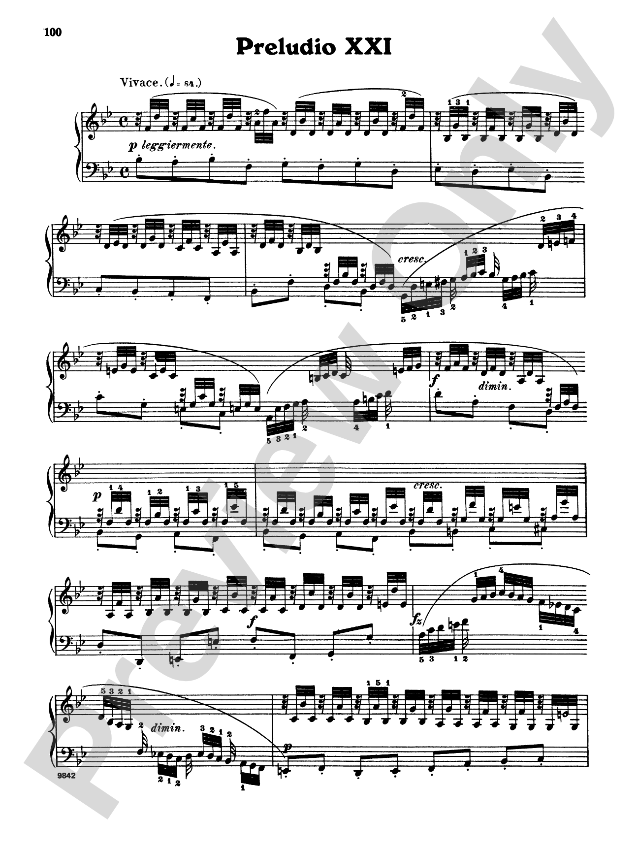 Bach: The Well-Tempered Clavier (Volume I) (Ed. Carl Czerny)
