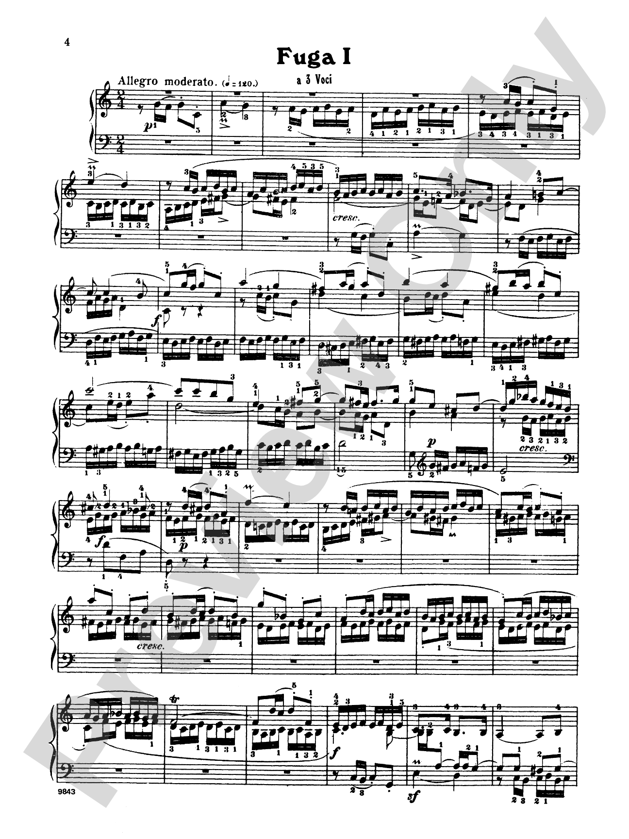 Bach: The Well-Tempered Clavier (Volume II) (Ed. Carl Czerny): Piano Book