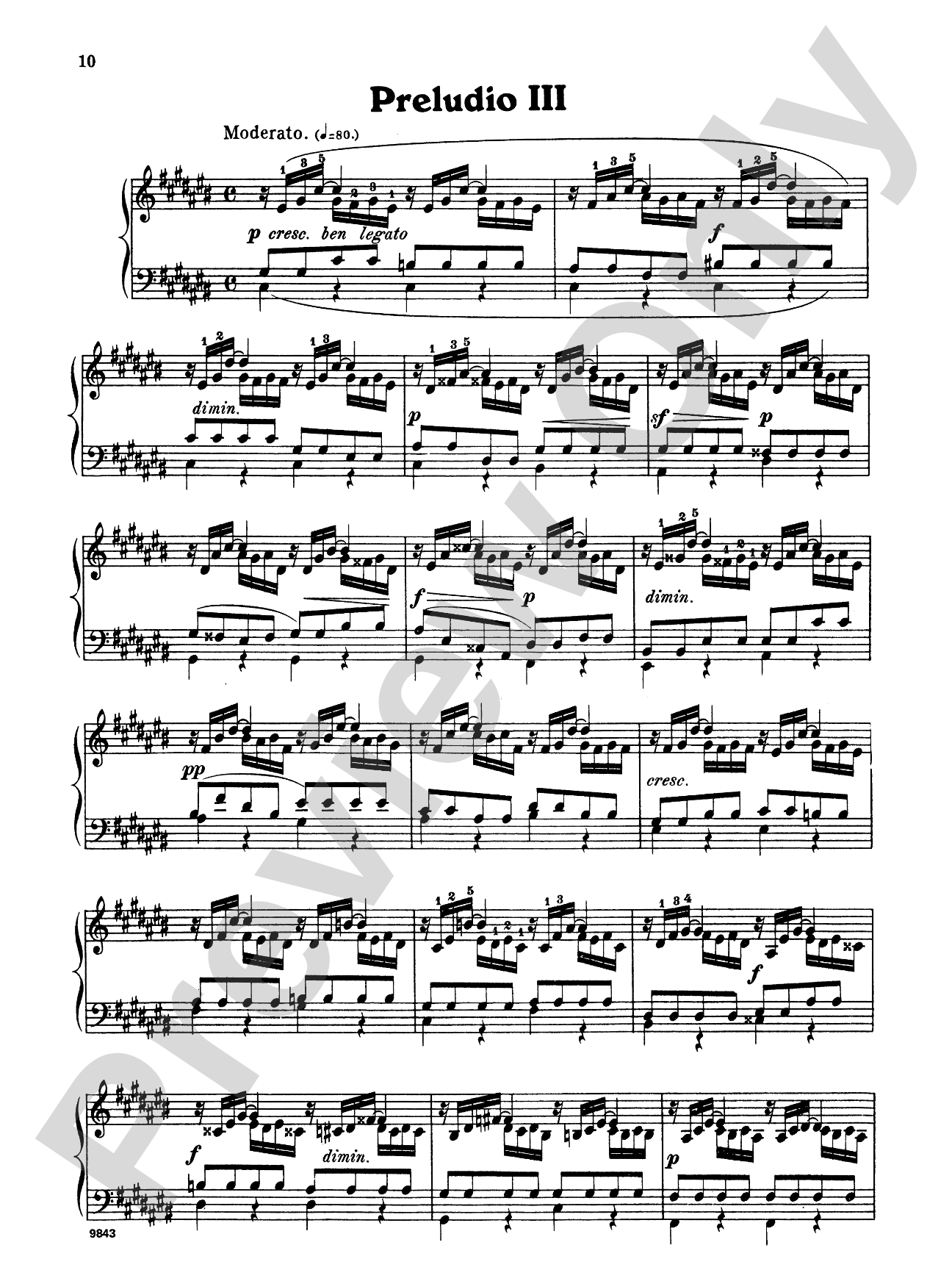 Bach: The Well-Tempered Clavier (Volume II) (Ed. Carl Czerny)