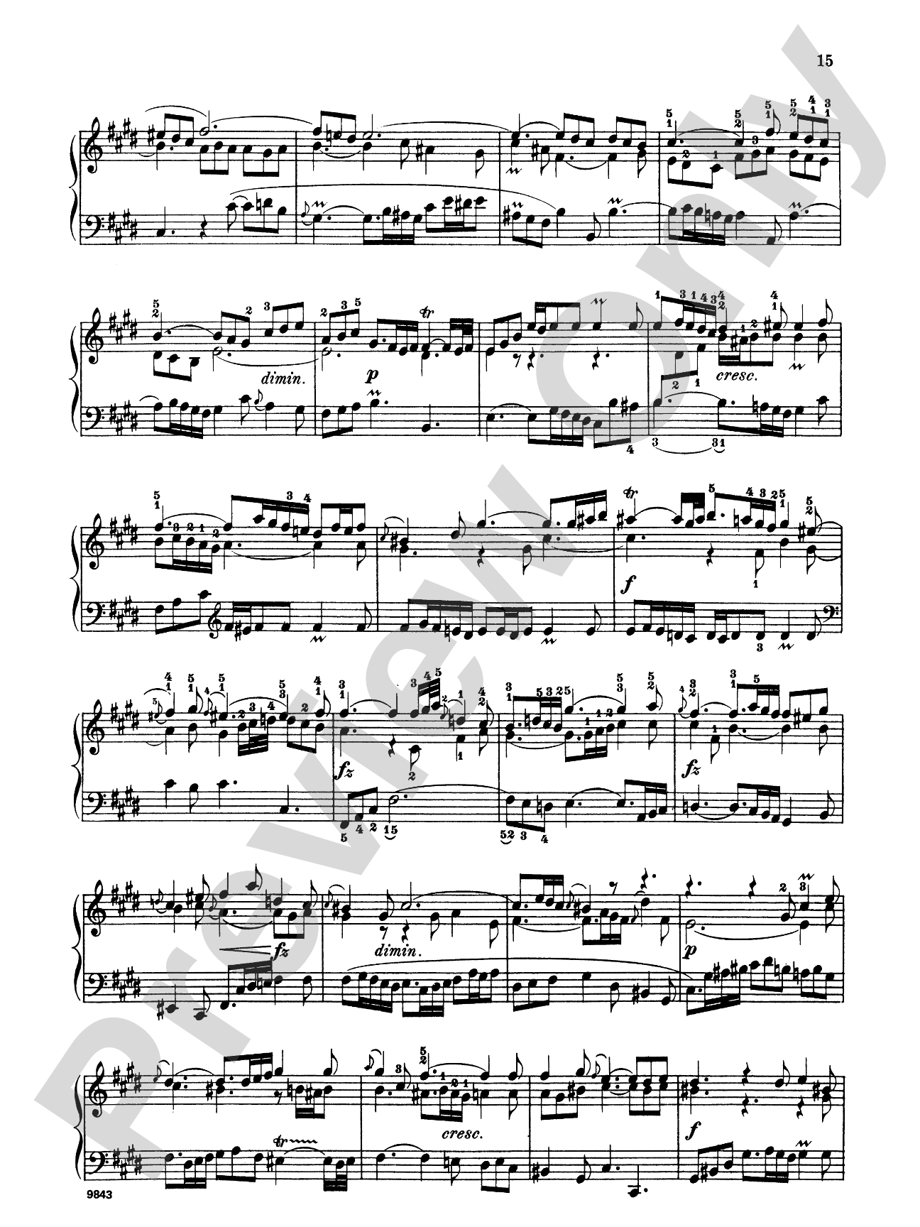 Bach: The Well-Tempered Clavier (Volume II) (Ed. Carl Czerny)