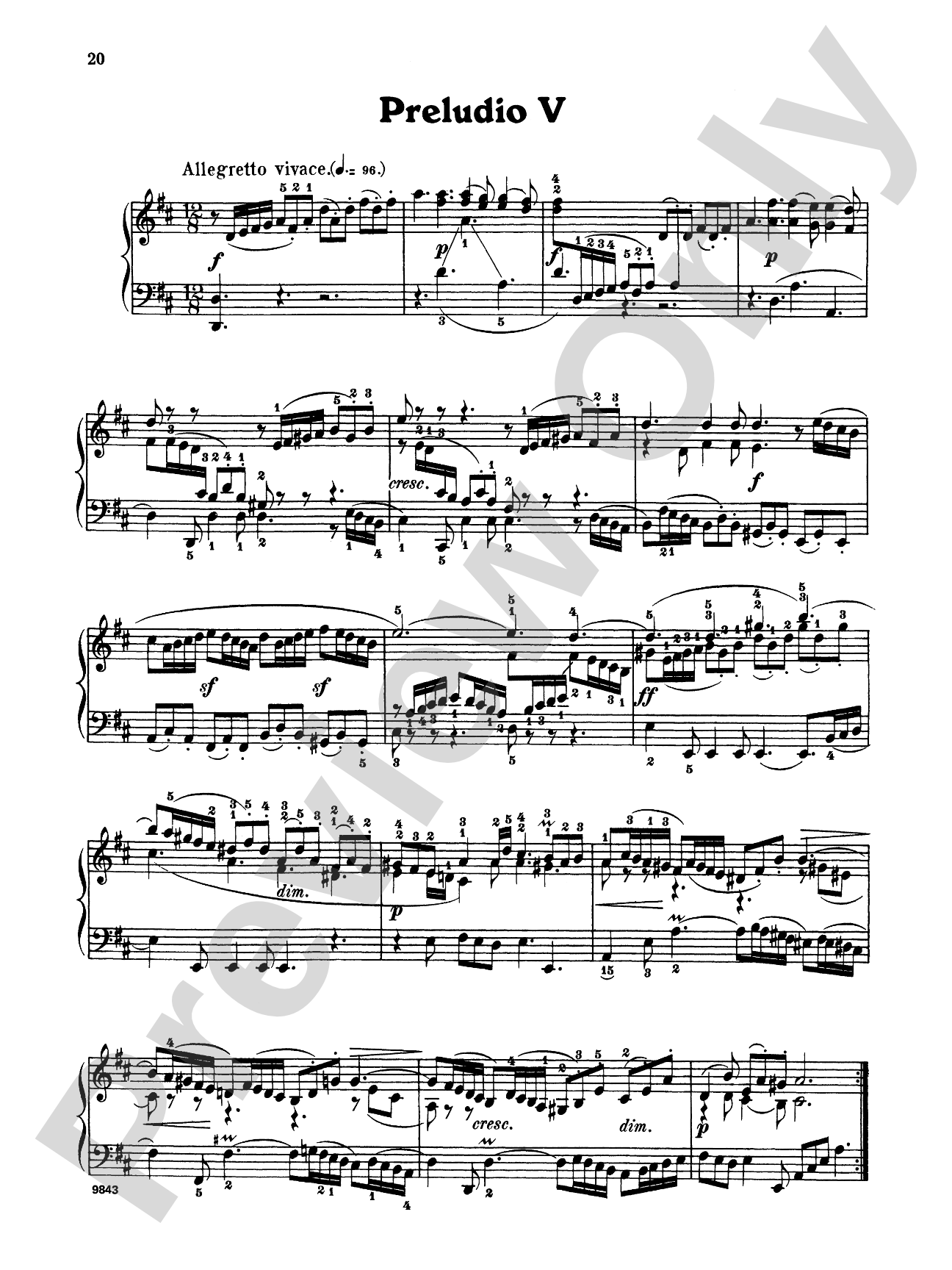 Bach: The Well-Tempered Clavier (Volume II) (Ed. Carl Czerny)