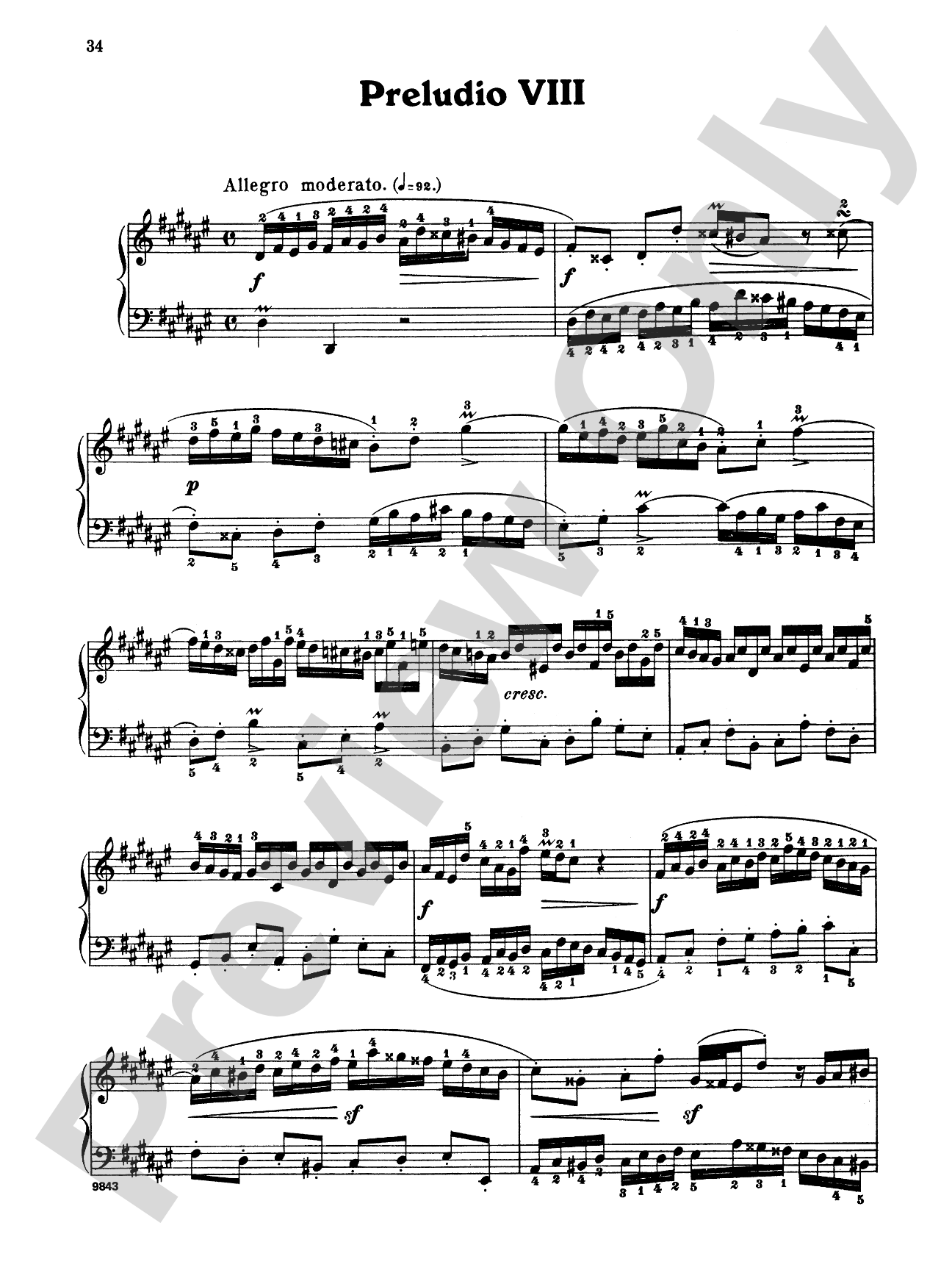 Bach: The Well-Tempered Clavier (Volume II) (Ed. Carl Czerny)