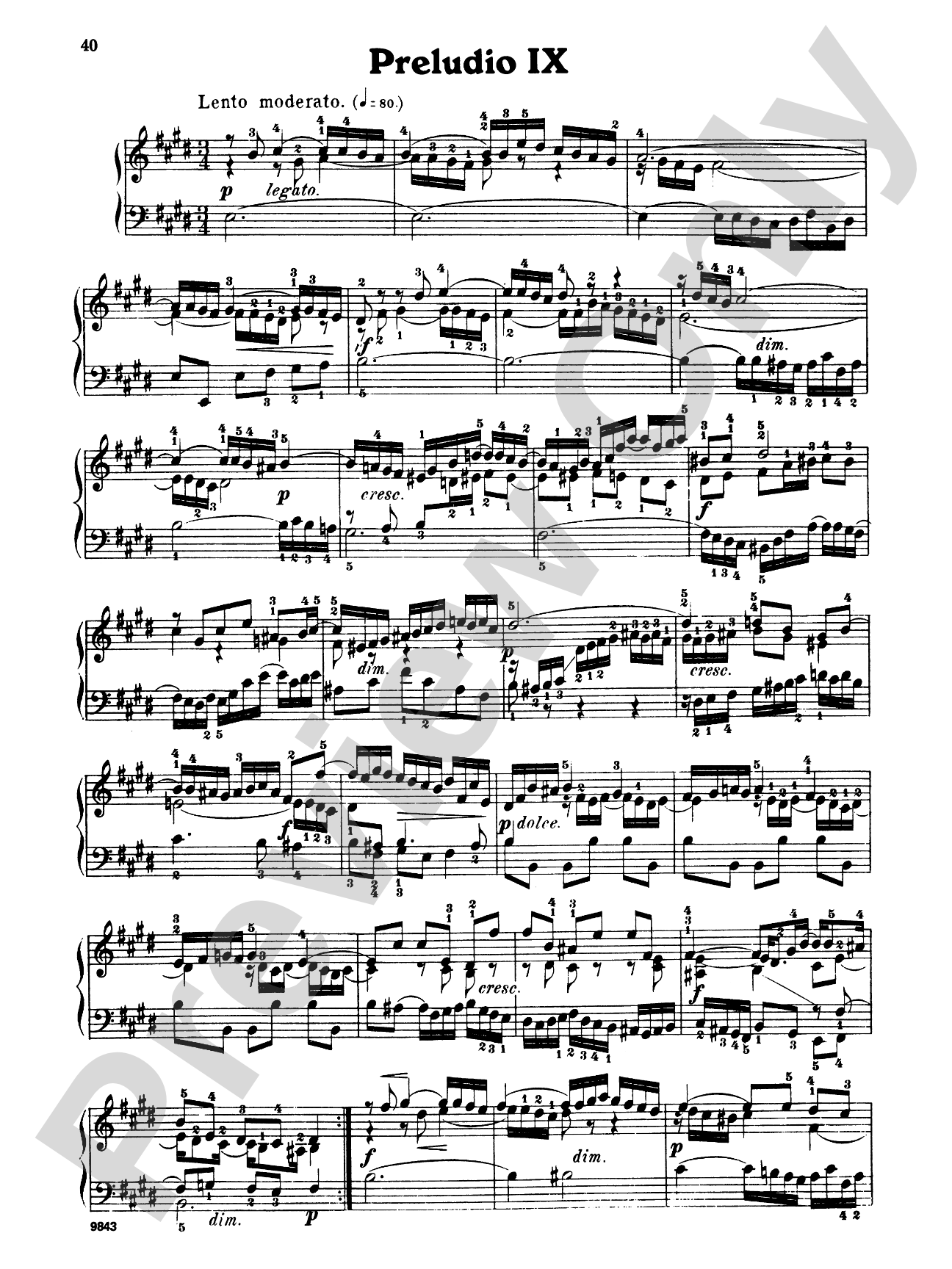 Bach: The Well-Tempered Clavier (Volume II) (Ed. Carl Czerny)