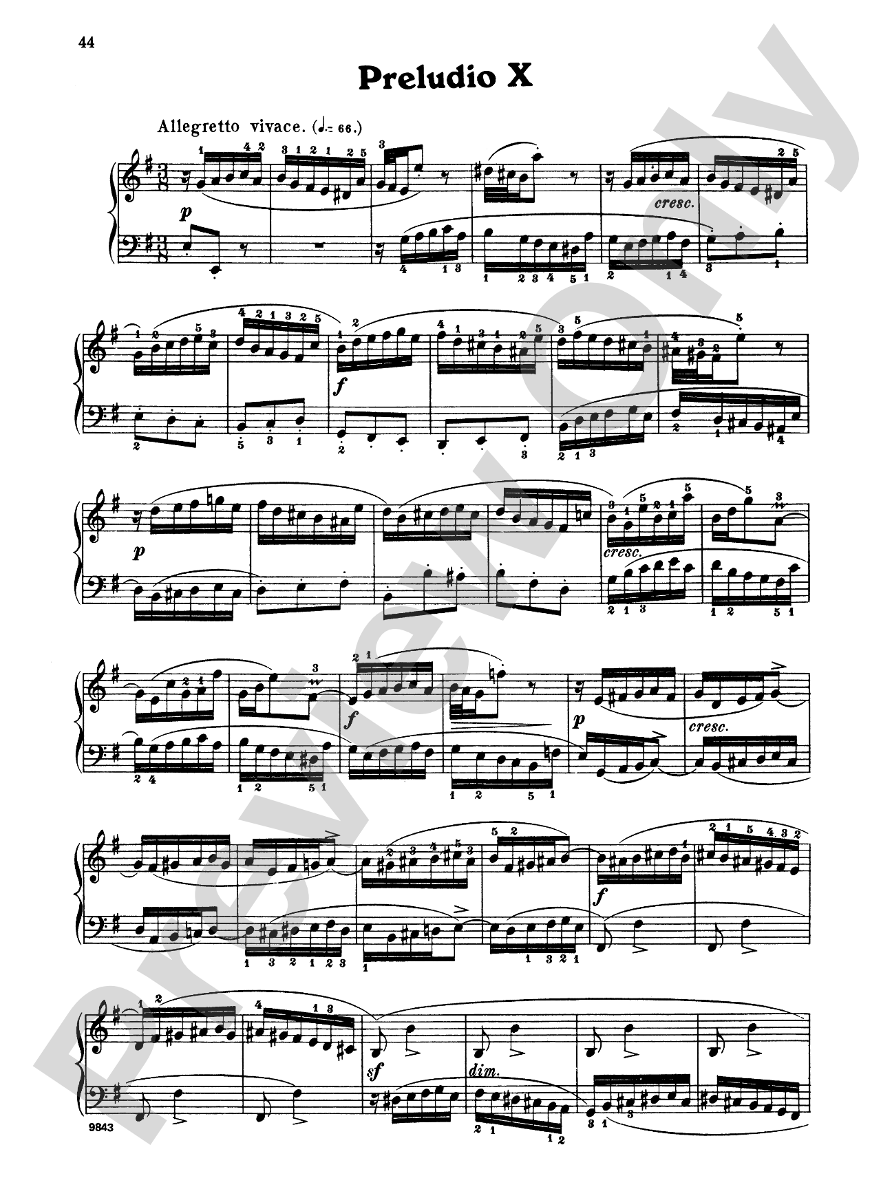 Bach: The Well-Tempered Clavier (Volume II) (Ed. Carl Czerny)