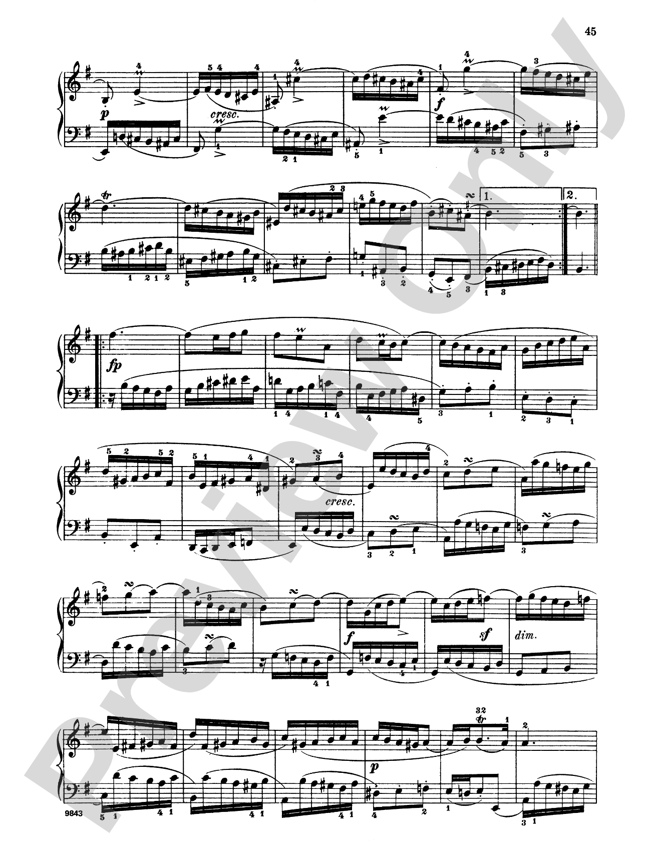 Bach: The Well-Tempered Clavier (Volume II) (Ed. Carl Czerny)