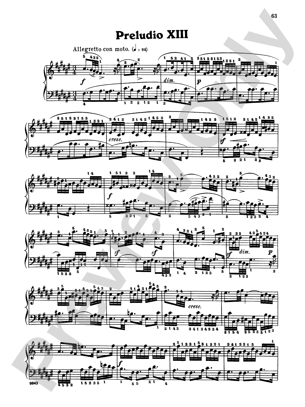 Bach: The Well-Tempered Clavier (Volume II) (Ed. Carl Czerny)