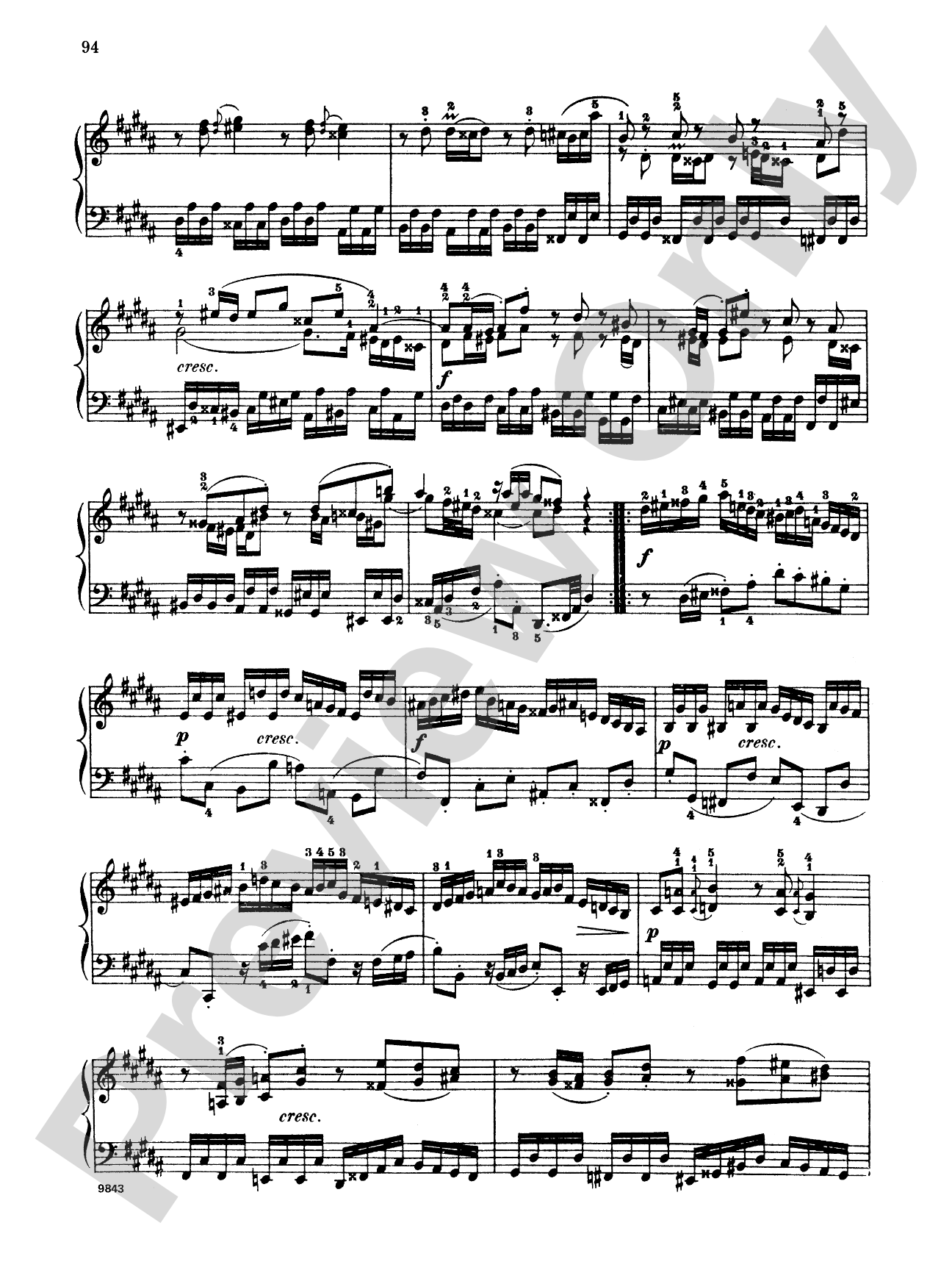 Bach: The Well-Tempered Clavier (Volume II) (Ed. Carl Czerny)