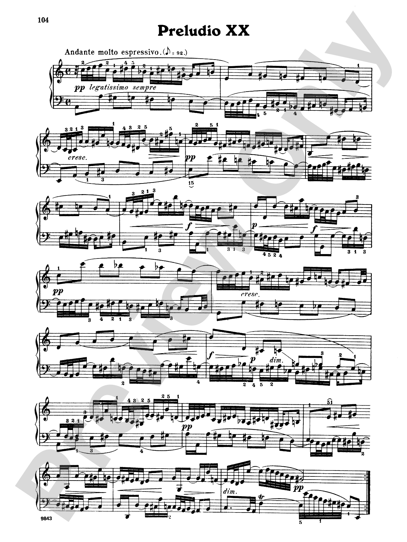 Bach: The Well-Tempered Clavier (Volume II) (Ed. Carl Czerny)