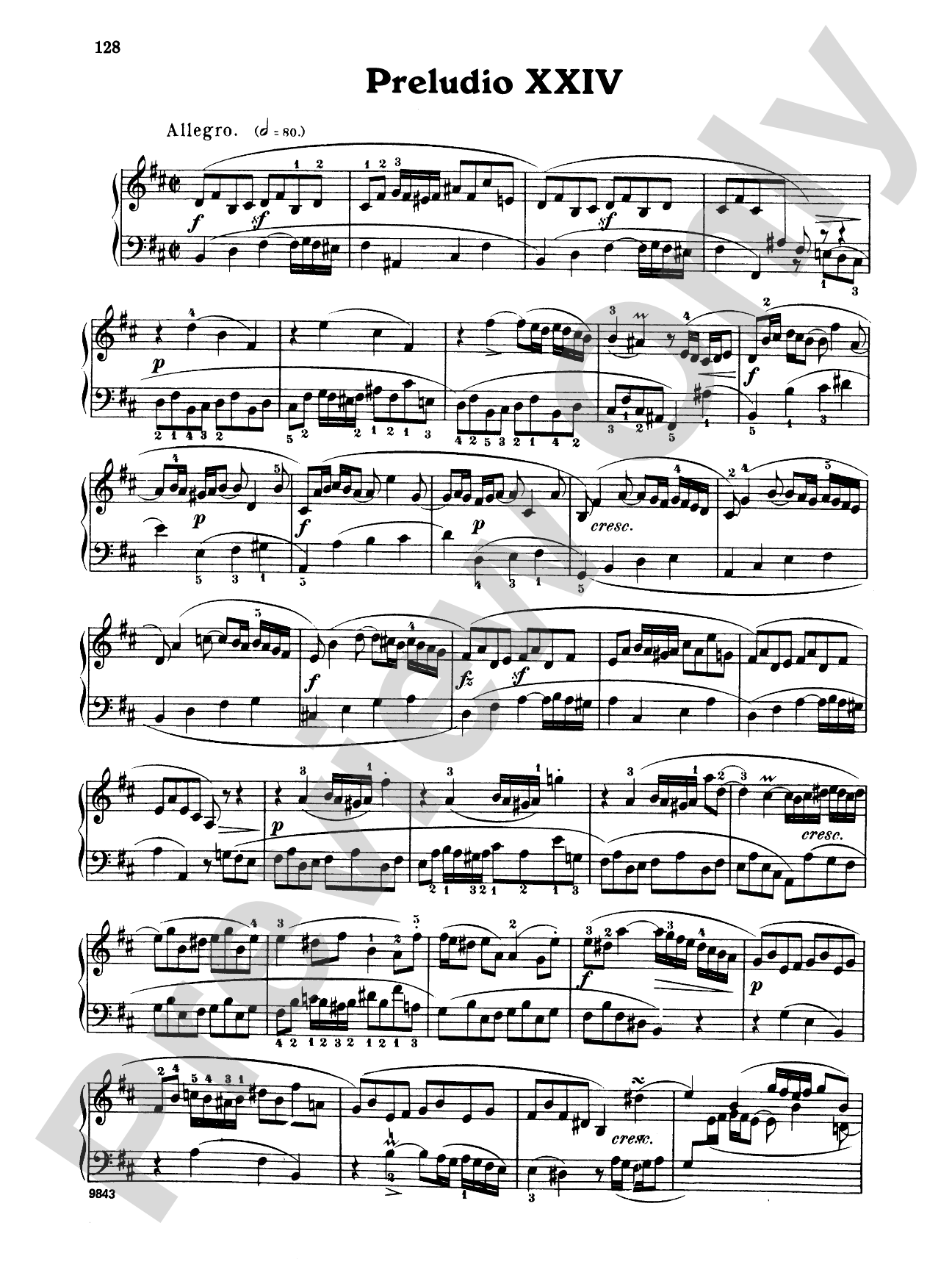 Bach: The Well-Tempered Clavier (Volume II) (Ed. Carl Czerny)