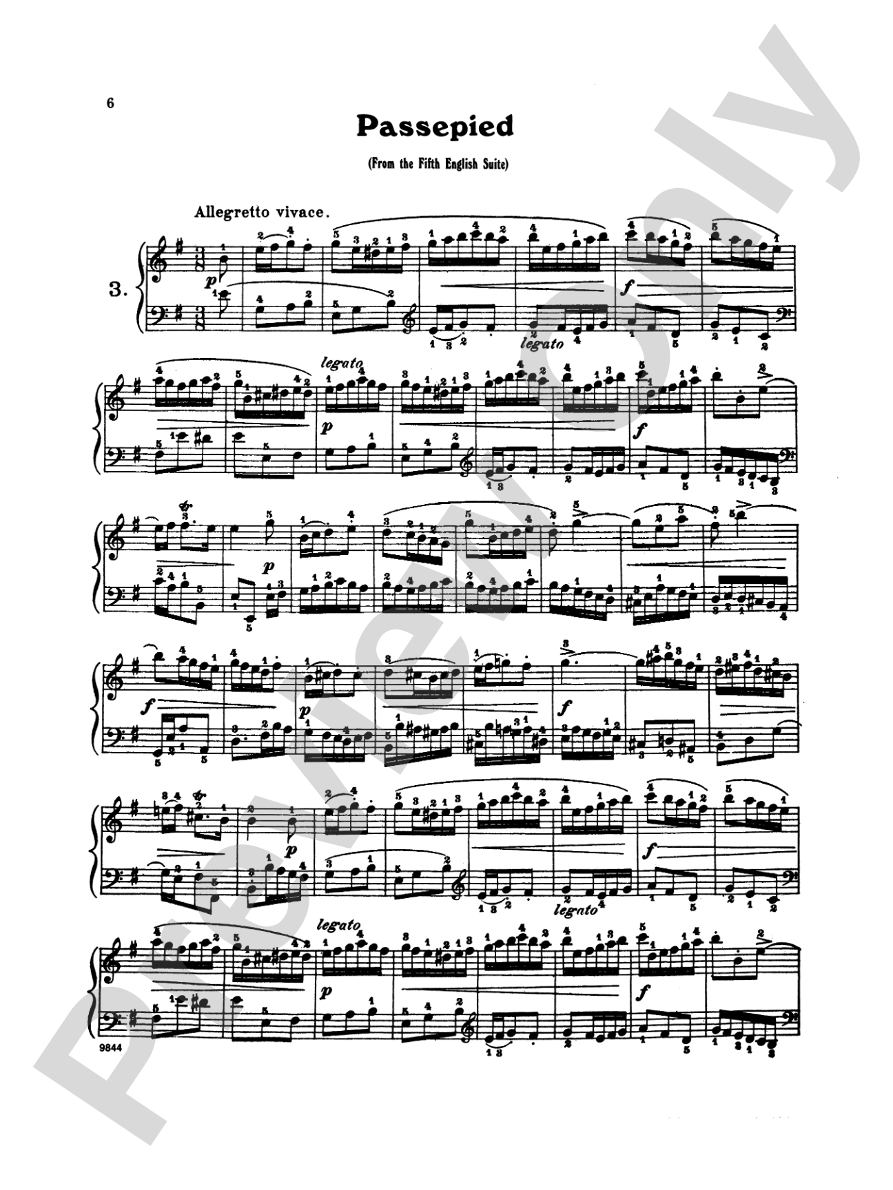 Bach: Twenty One Favorite Pieces