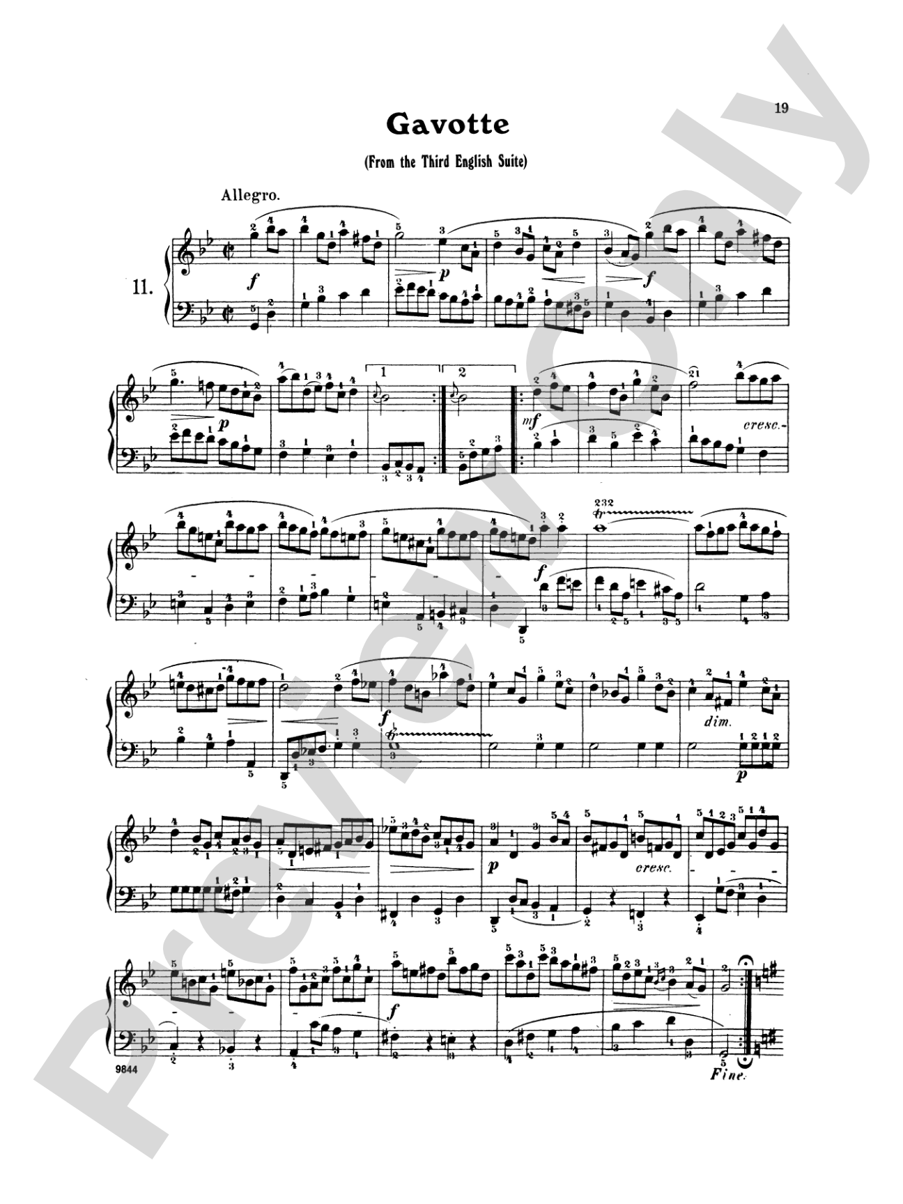 Bach: Twenty One Favorite Pieces