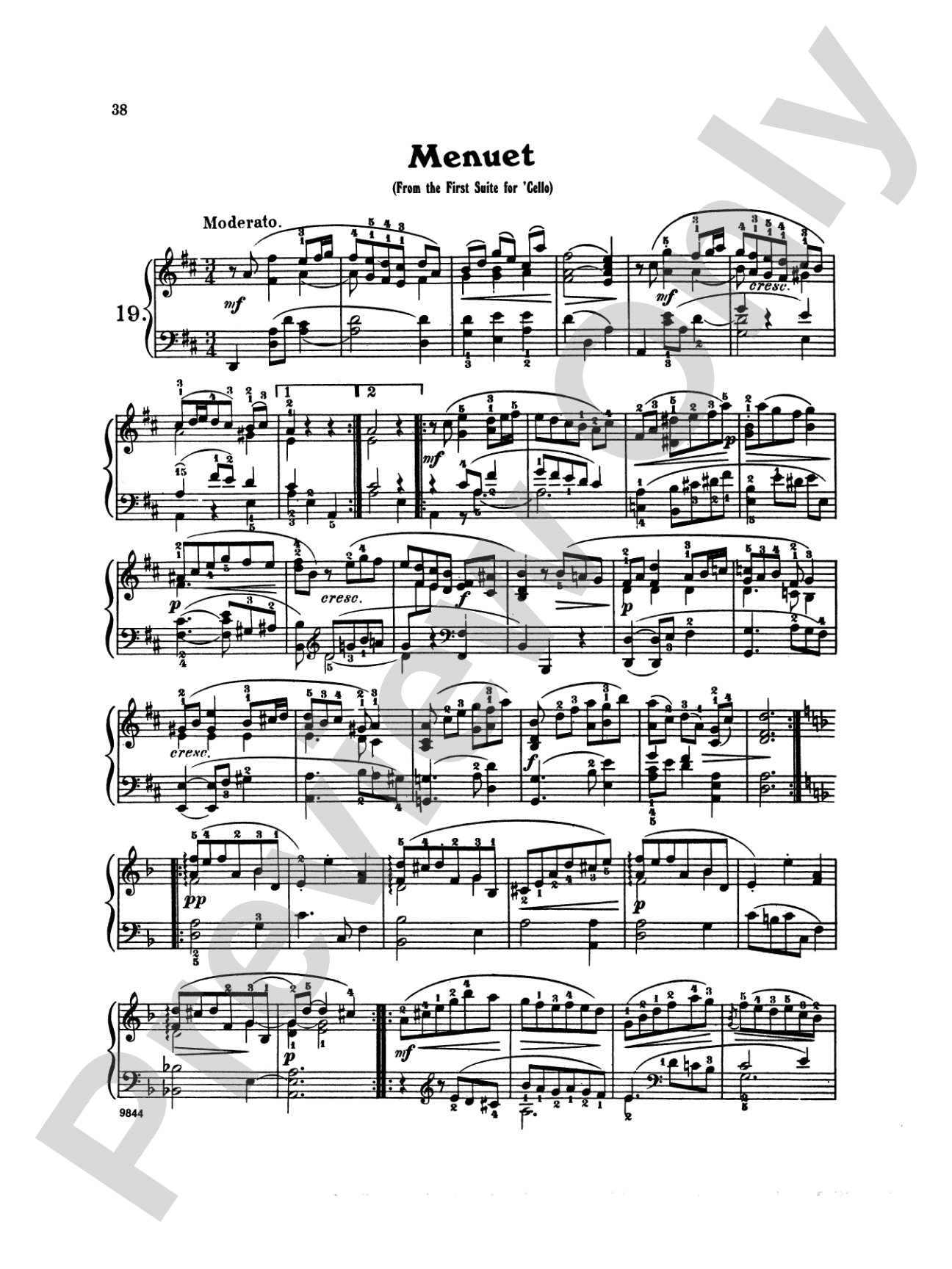 Bach: Twenty One Favorite Pieces