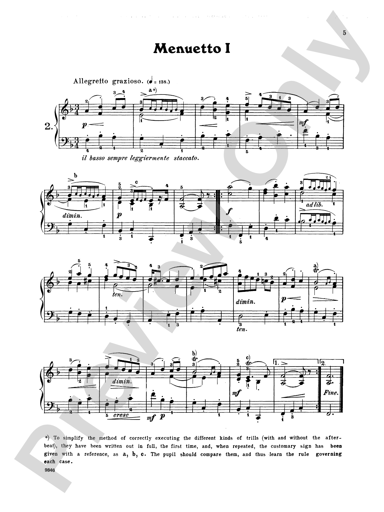 Handel: Twelve Easy Pieces (Ed. Hans von Bülow)