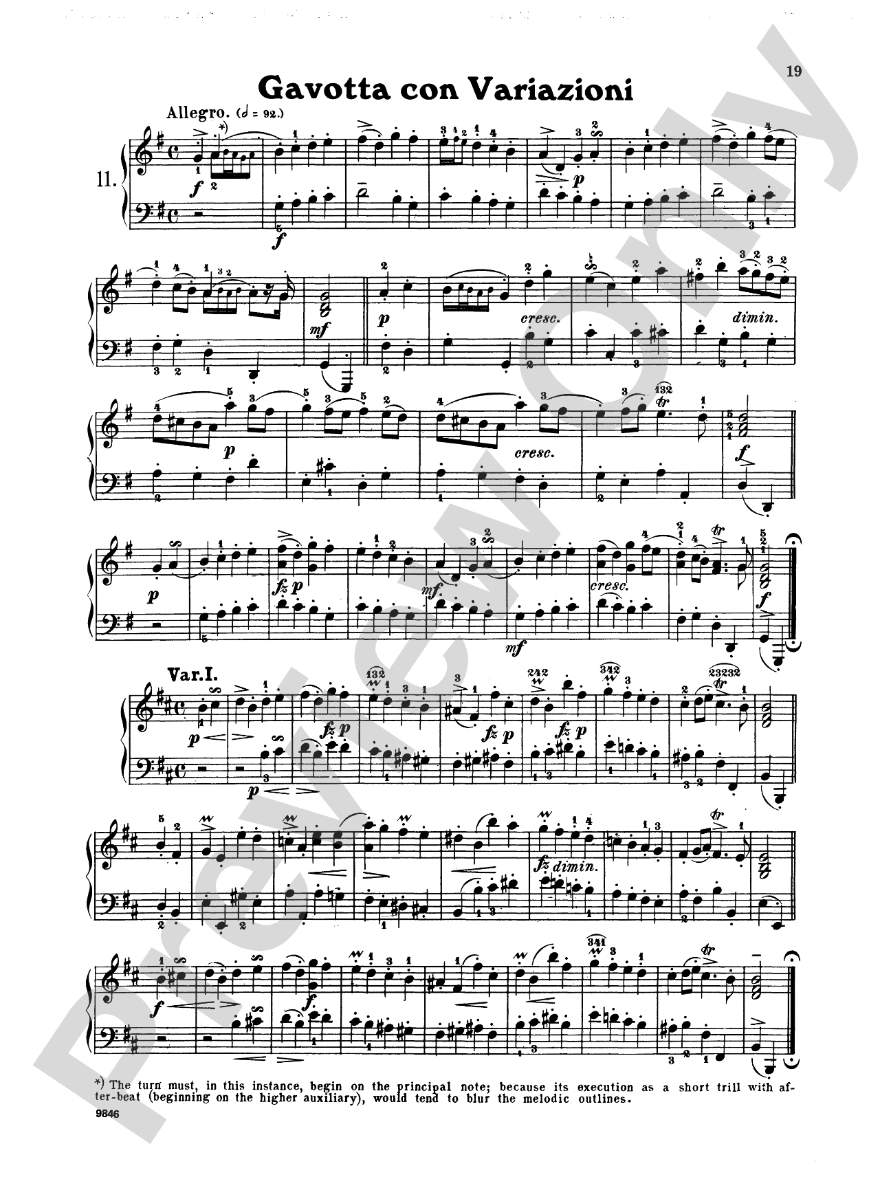 Handel: Twelve Easy Pieces (Ed. Hans von Bülow)