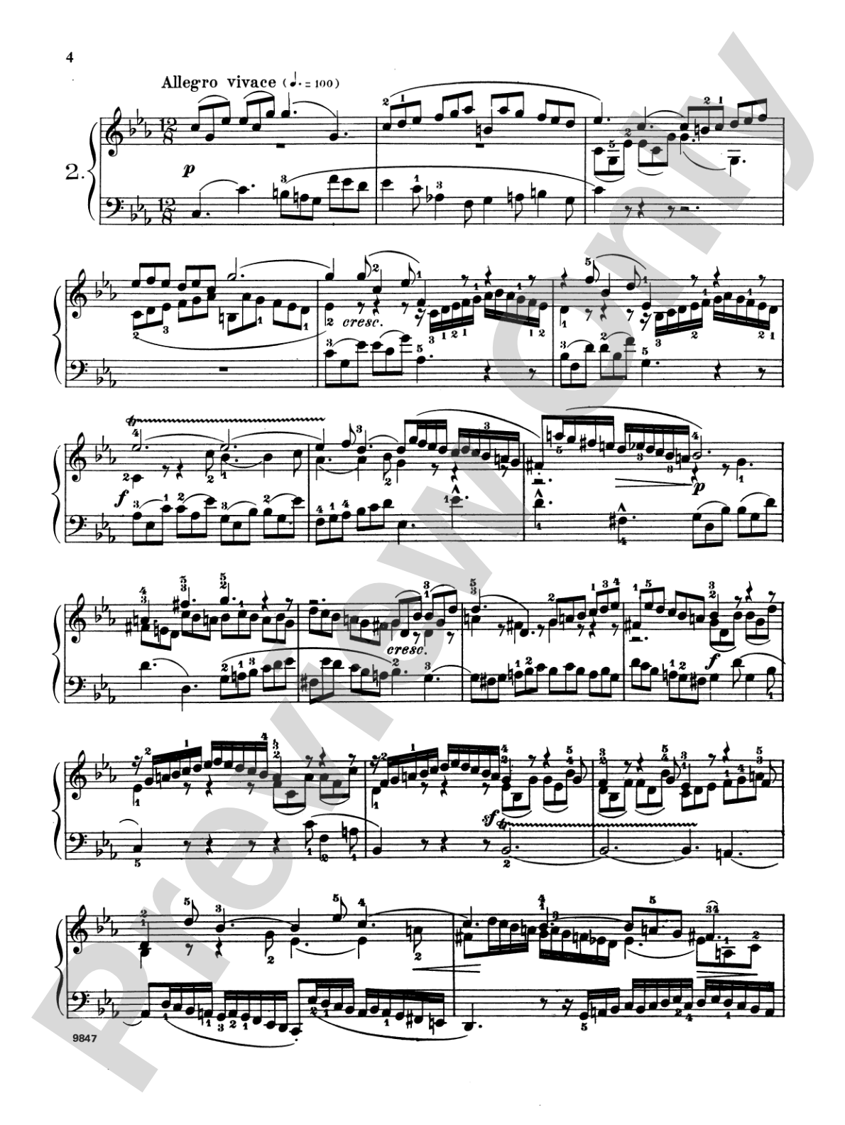 Bach: Fifteen Three-Part Inventions (Ed. Carl Czerny)