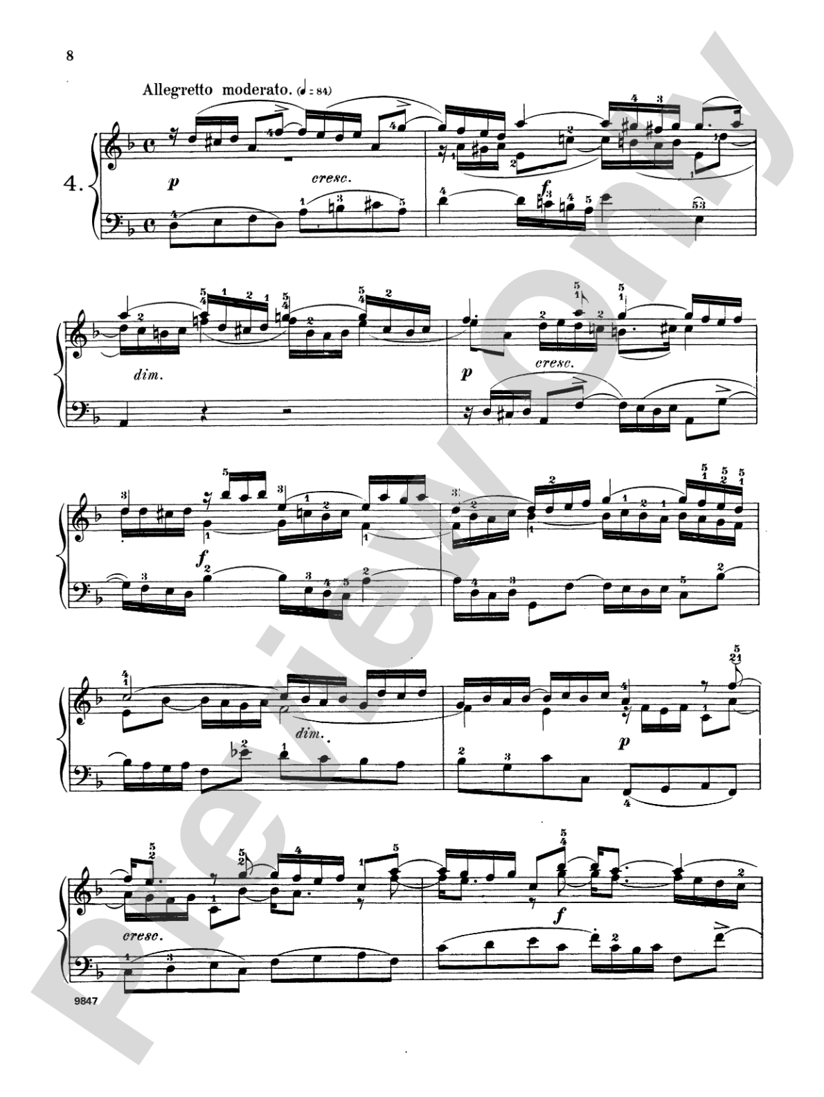 Bach: Fifteen Three-Part Inventions (Ed. Carl Czerny)