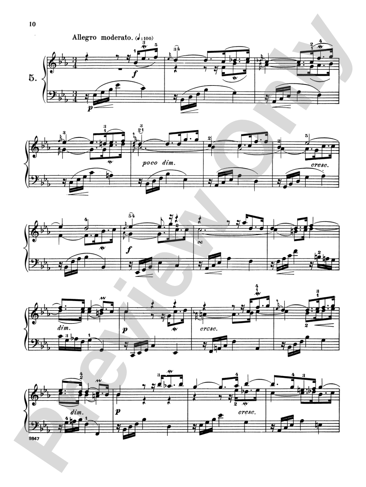 Bach: Fifteen Three-Part Inventions (Ed. Carl Czerny)
