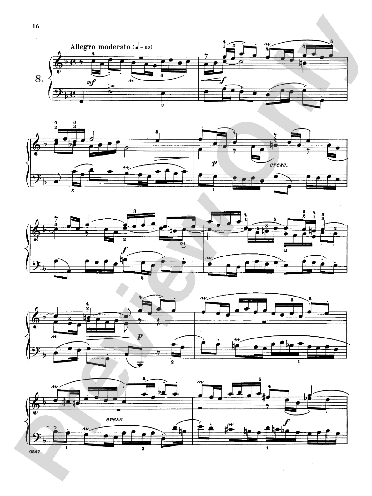 Bach: Fifteen Three-Part Inventions (Ed. Carl Czerny)