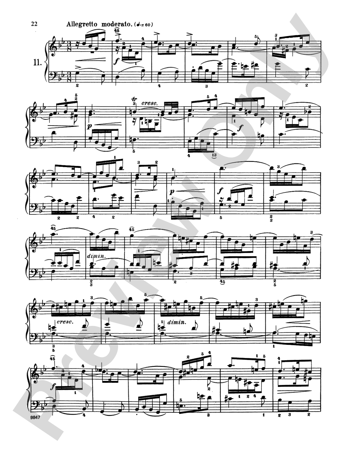 Bach: Fifteen Three-Part Inventions (Ed. Carl Czerny)