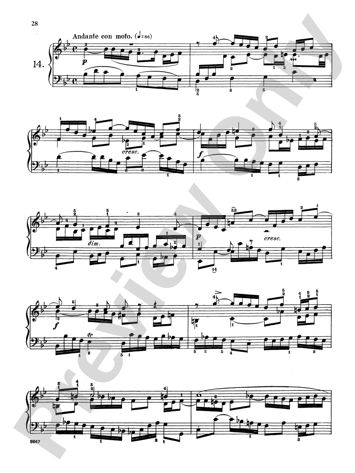 Bach: Fifteen Three-Part Inventions (Ed. Carl Czerny)