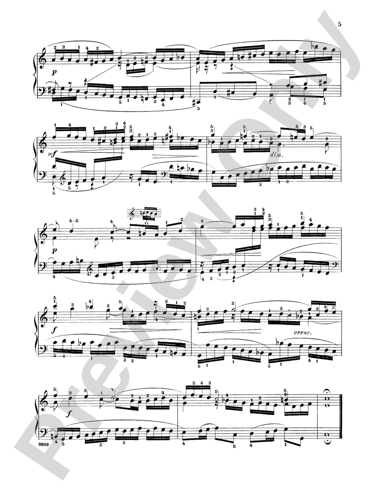 Bach: Three-Part Inventions (Ed. Mason): Piano Book
