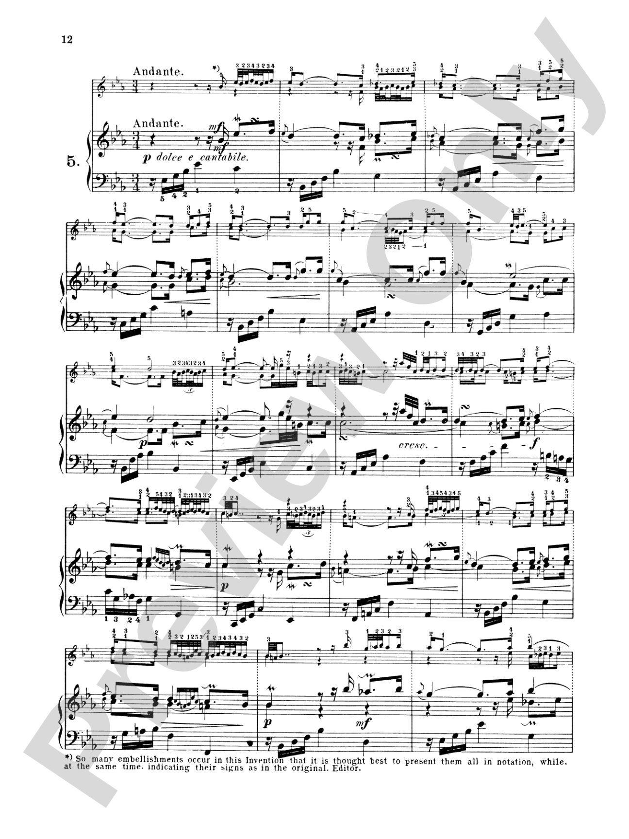 Bach: Three-Part Inventions (Ed. Mason)