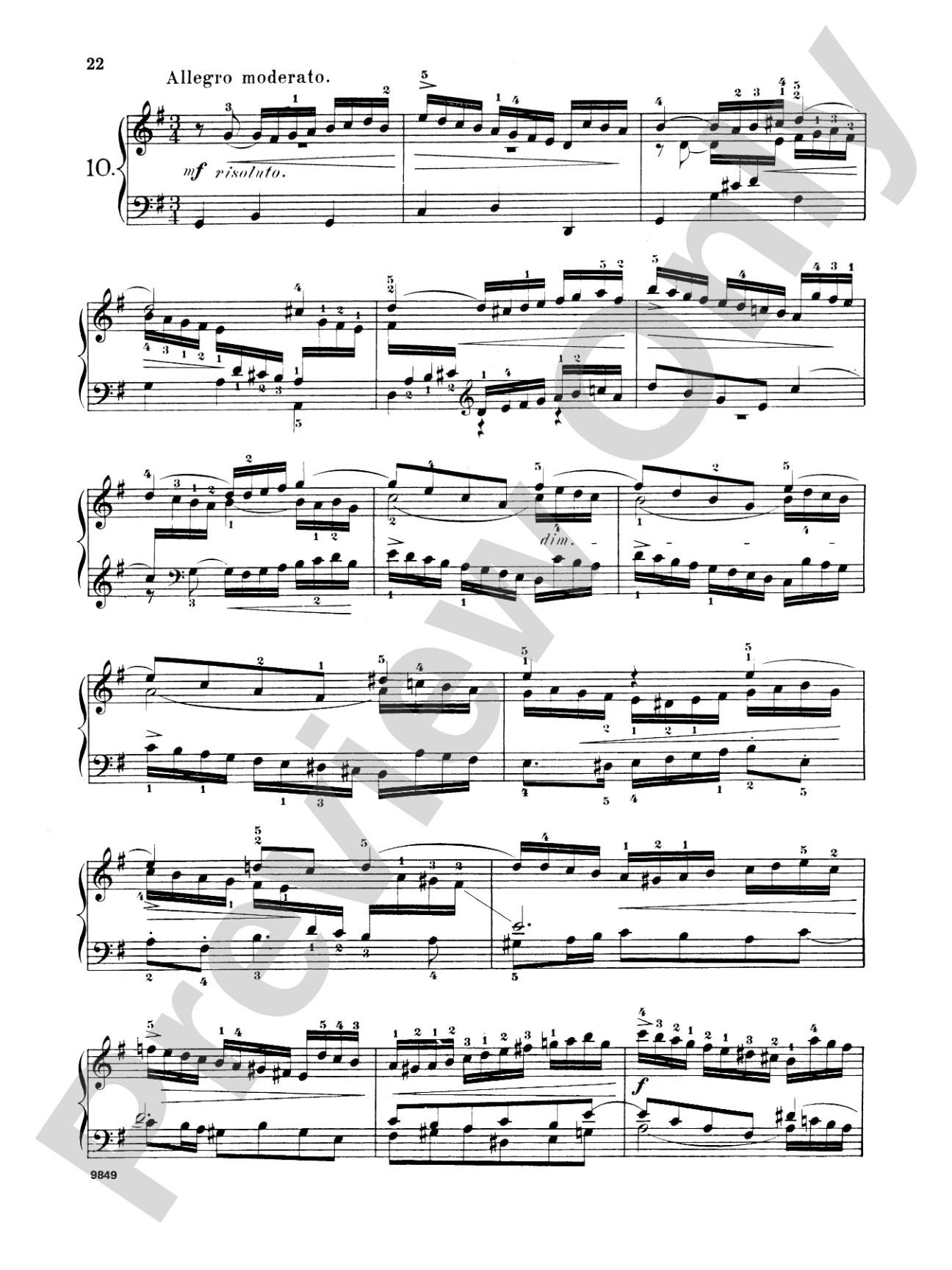 Bach: Three-Part Inventions (Ed. Mason)
