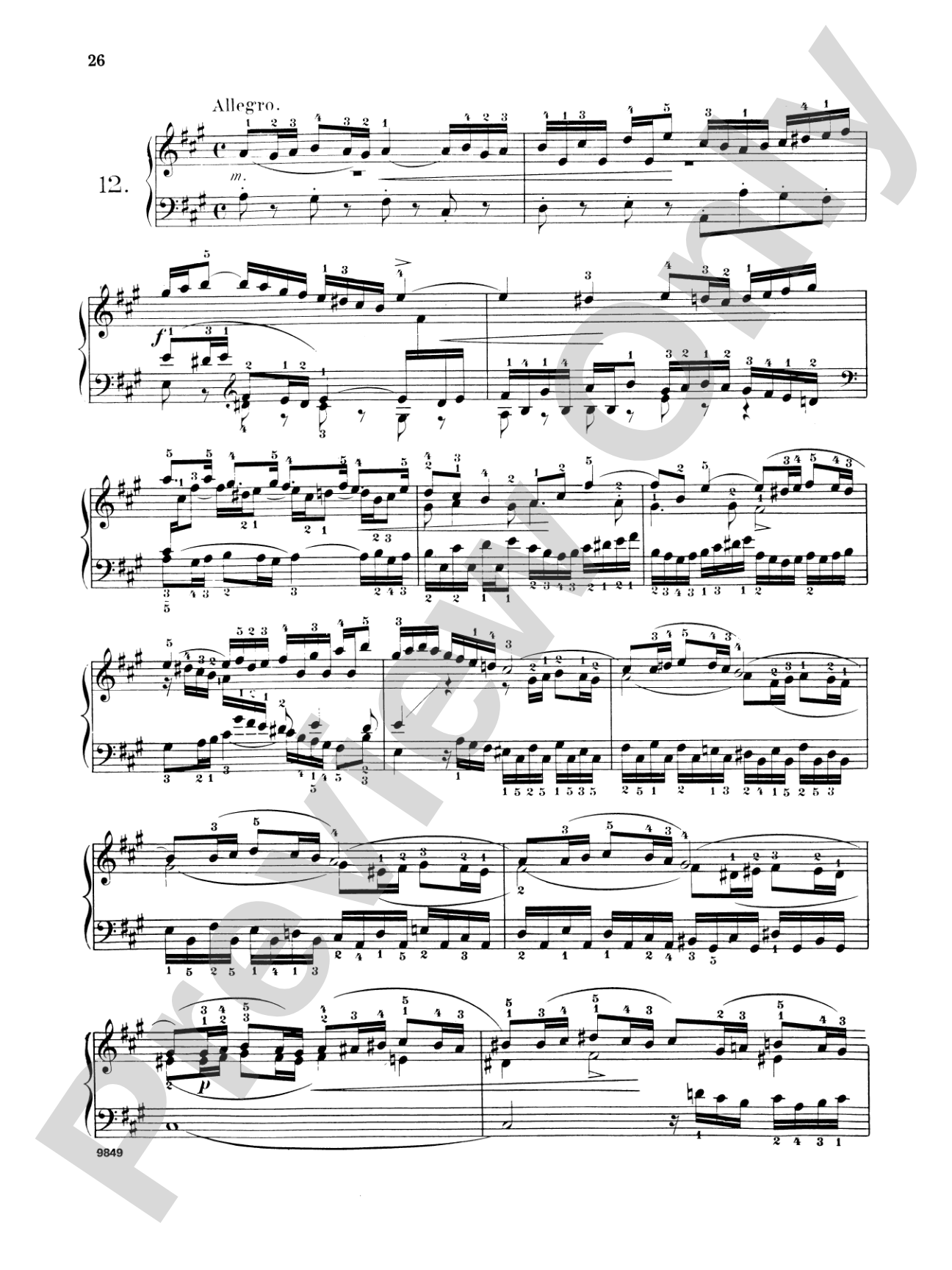 Bach: Three-Part Inventions (Ed. Mason)