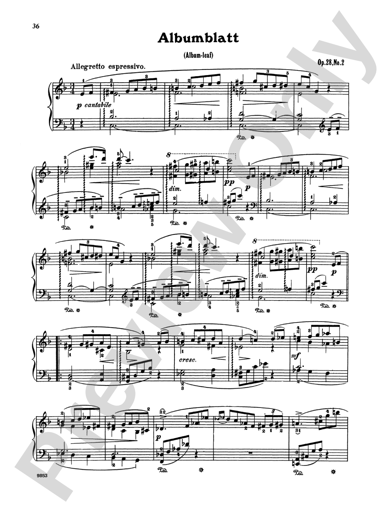Grieg: Selected Compositions (Volume II)