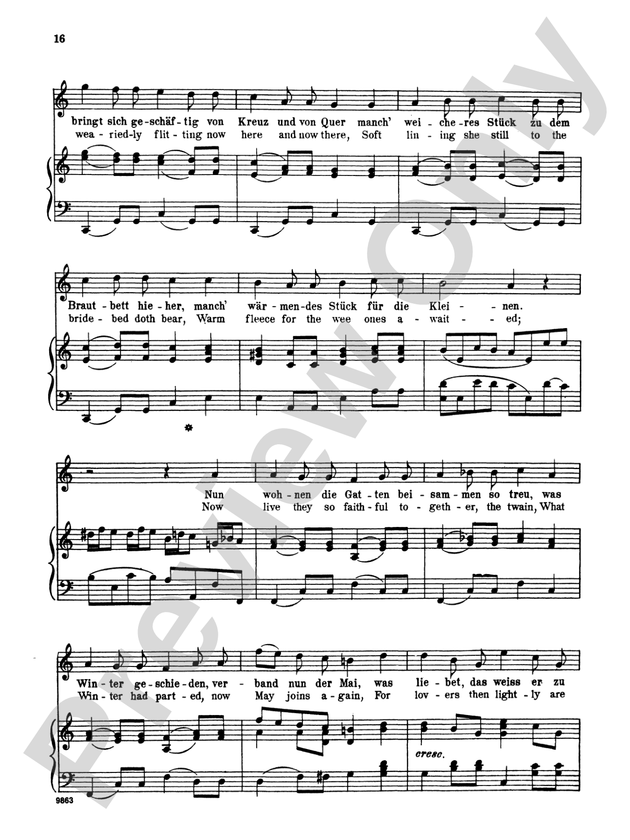 Beethoven: An Die Ferne Geliebte (To the Distant Beloved), Op. 98 (High voice, German/English): High Voice Book