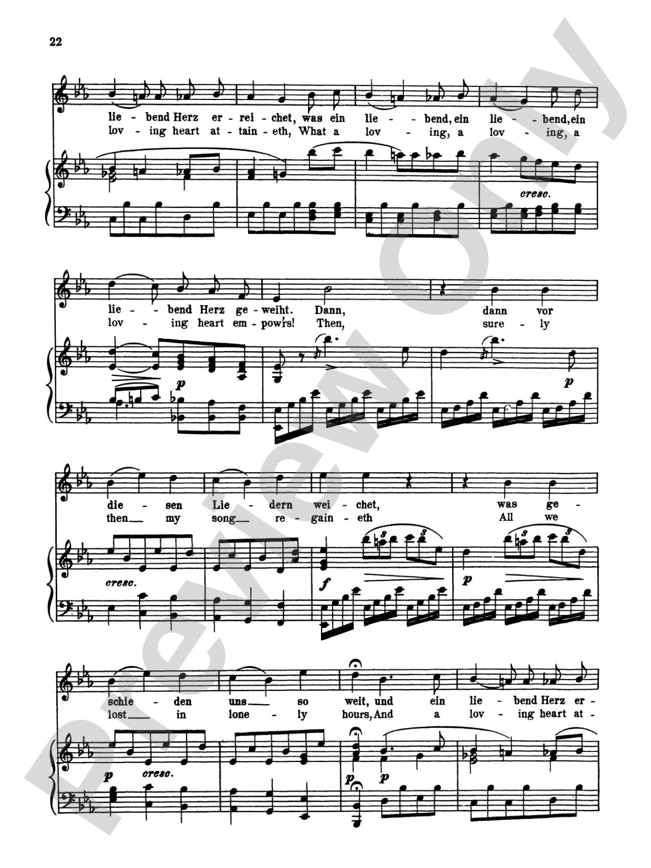 Beethoven: An Die Ferne Geliebte (To the Distant Beloved), Op. 98 (High voice, German/English): High Voice Book