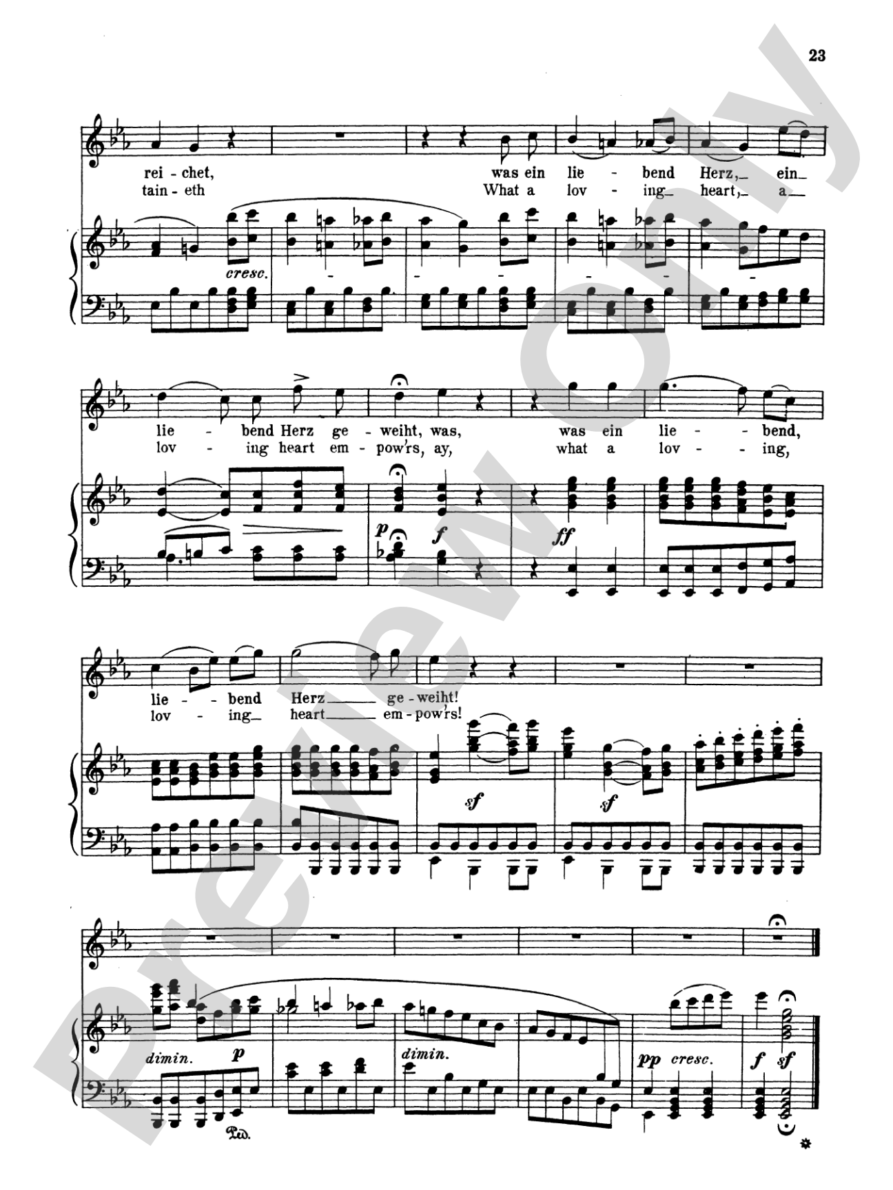 Beethoven: An Die Ferne Geliebte (To the Distant Beloved), Op. 98 (High voice, German/English): High Voice Book