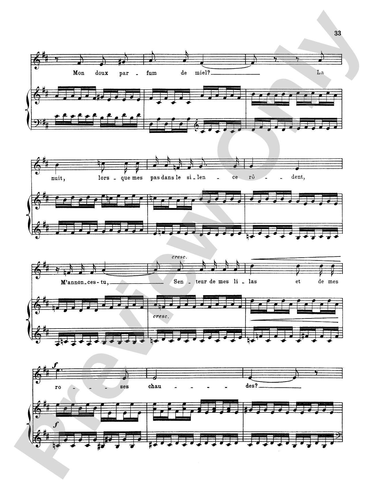 Fauré: La Chanson D'Eve (French)