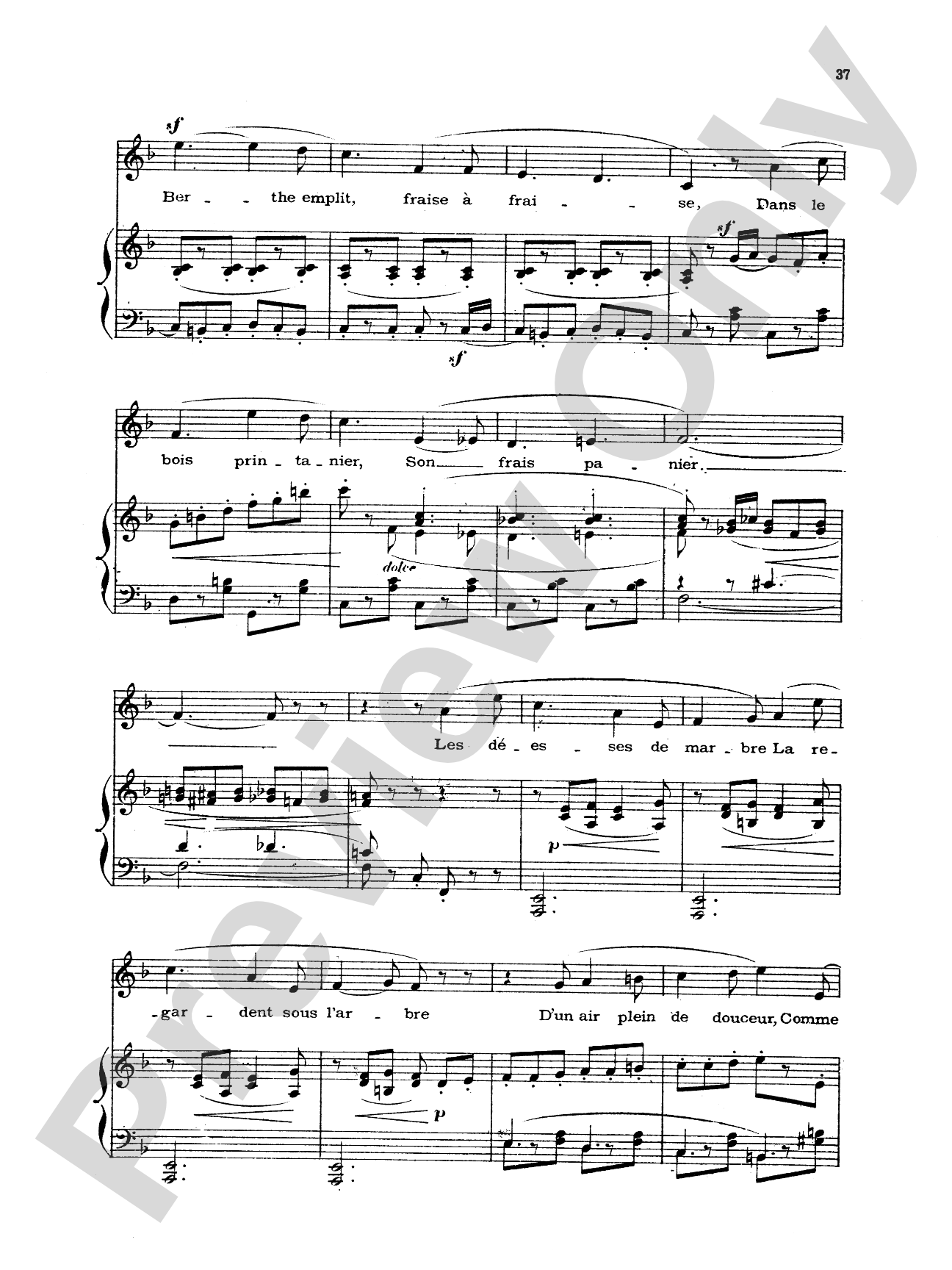 Chabrier: Recueil de Melodies