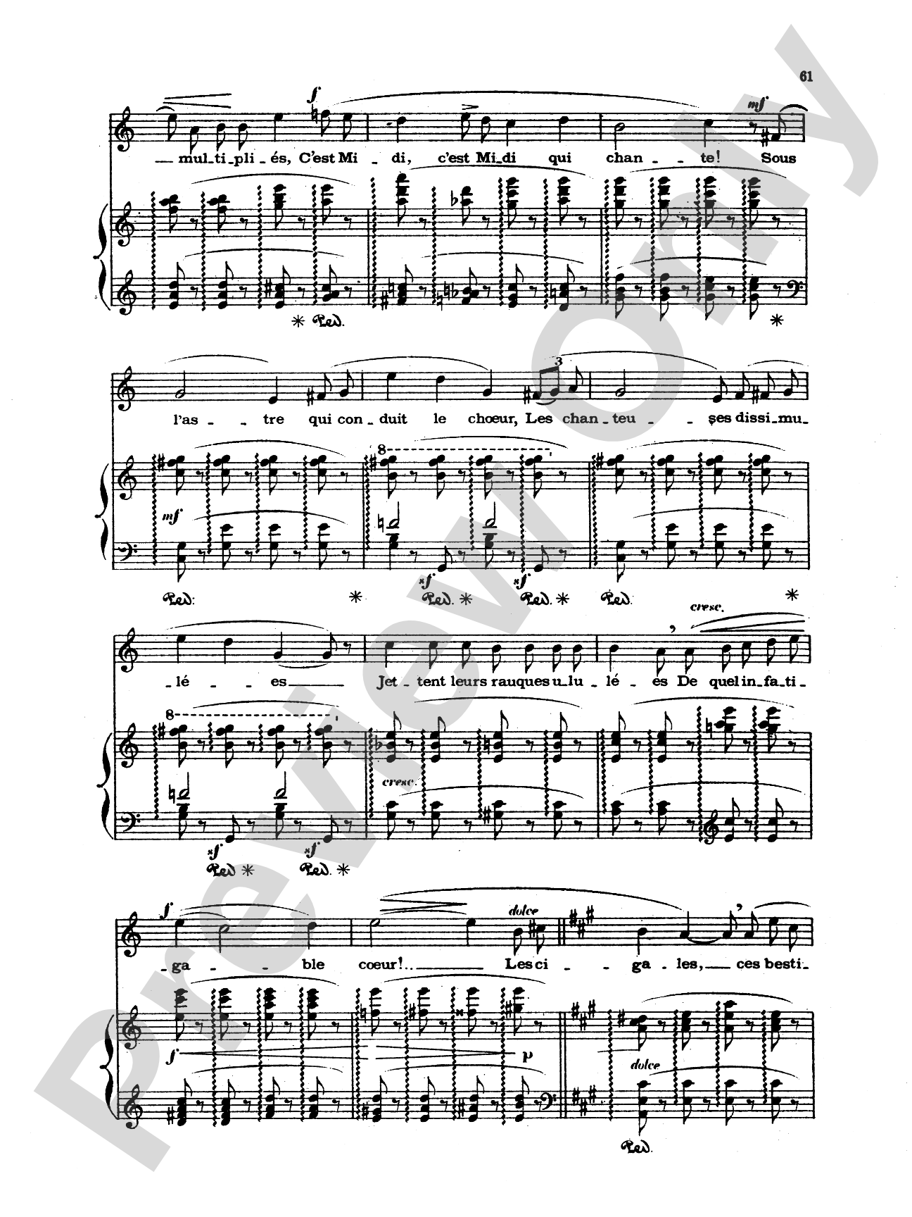 Chabrier: Recueil de Melodies