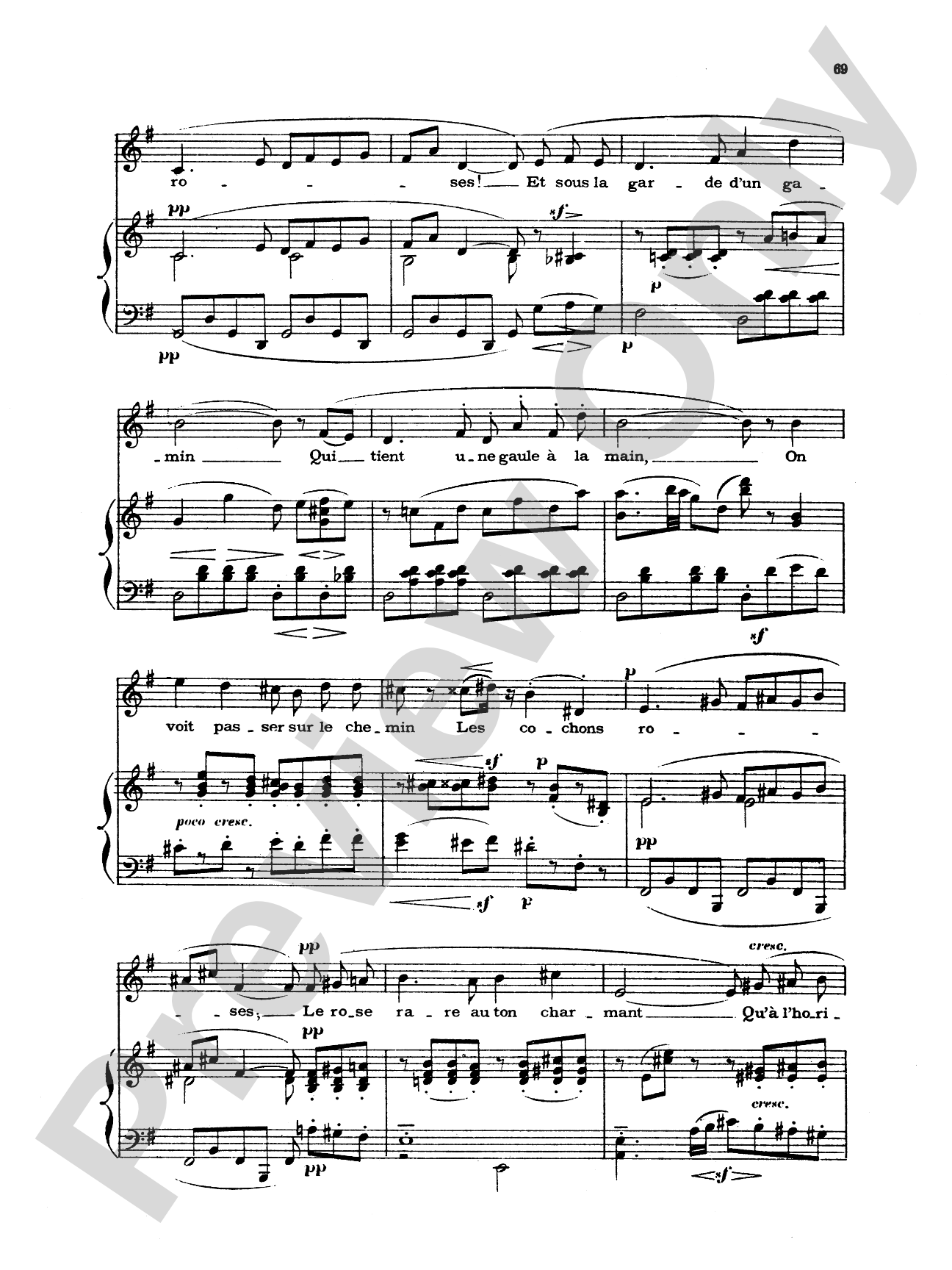 Chabrier: Recueil de Melodies