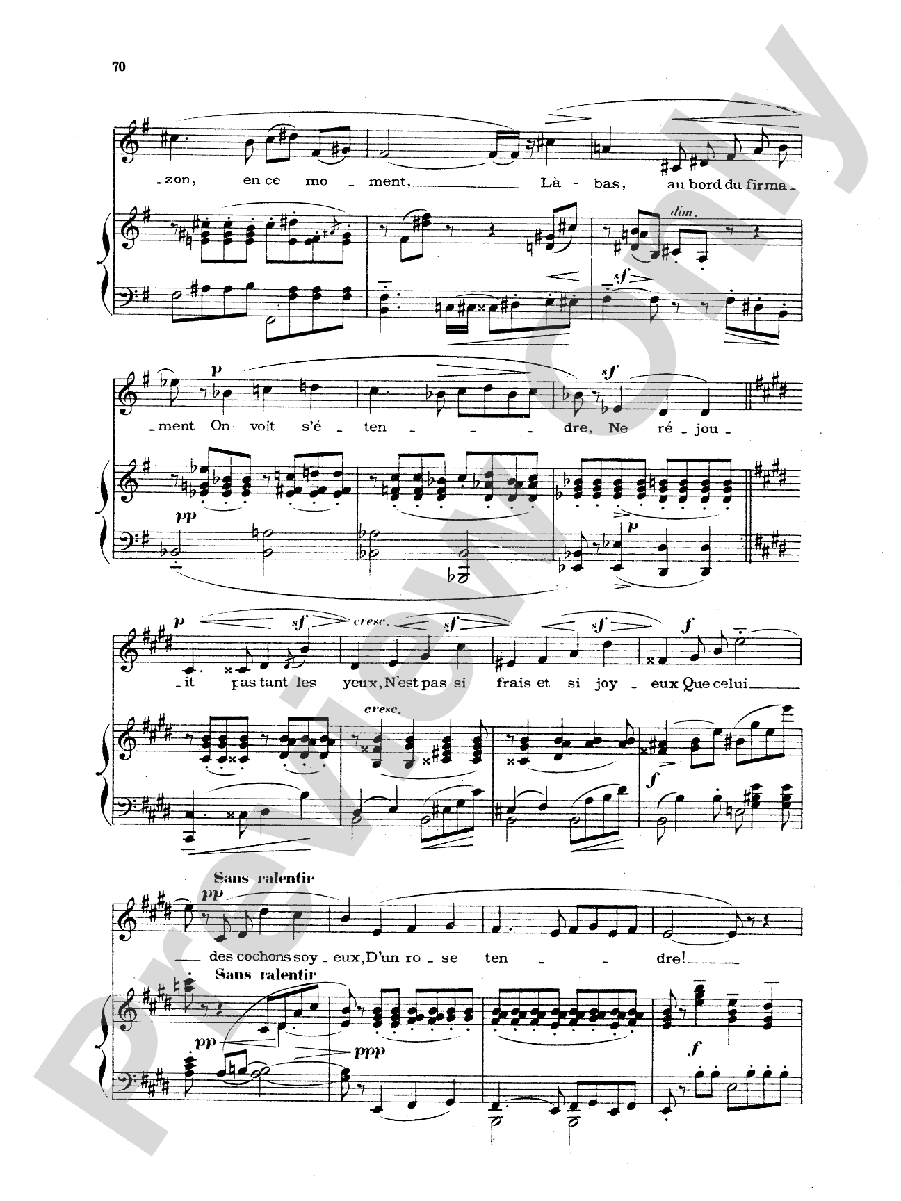 Chabrier: Recueil de Melodies