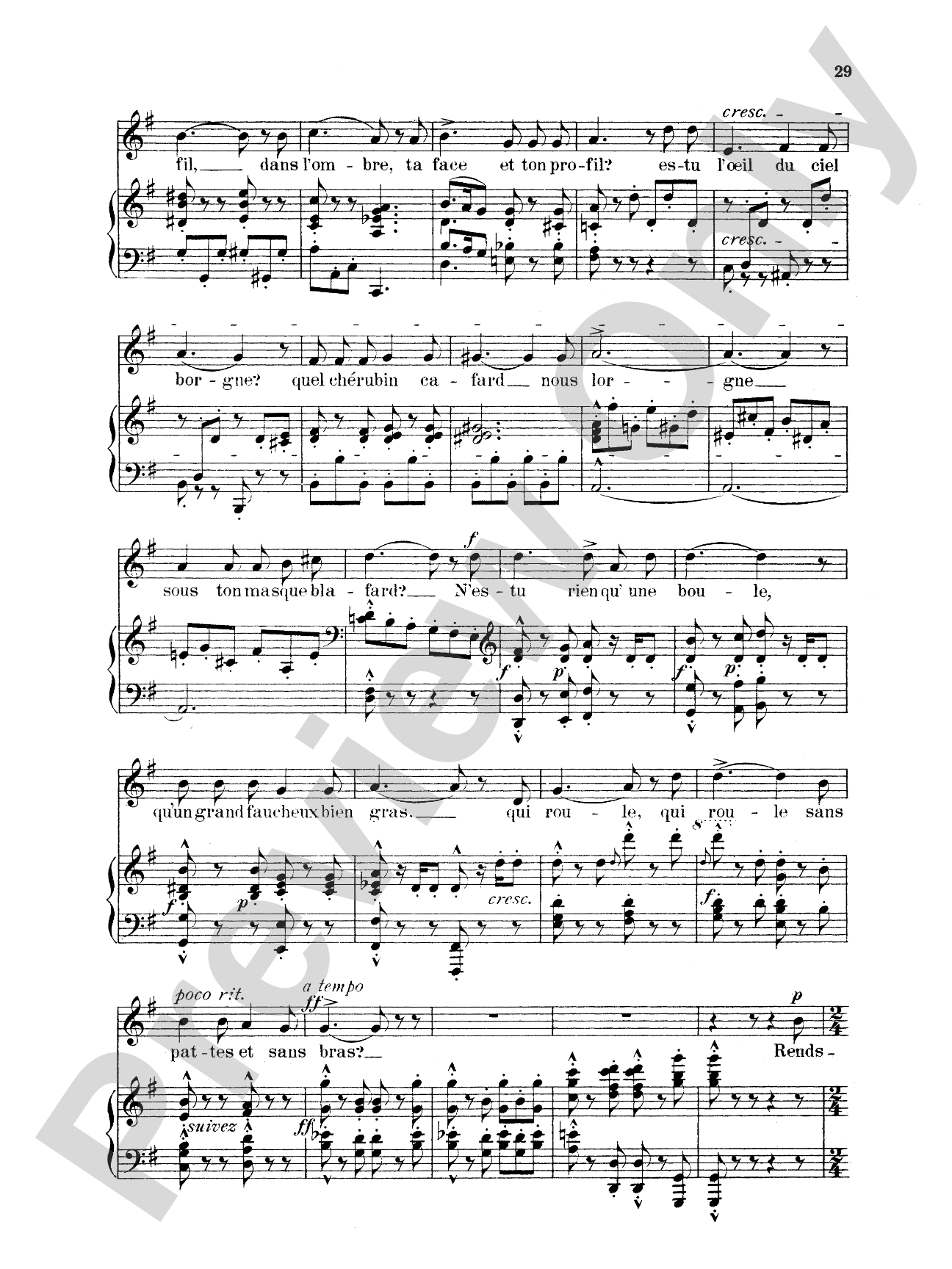 Lalo: Songs for Voice and Piano (French)