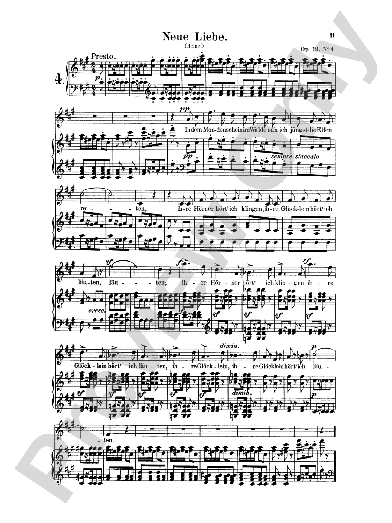 Mendelssohn: 79 Songs, High Voice (German)
