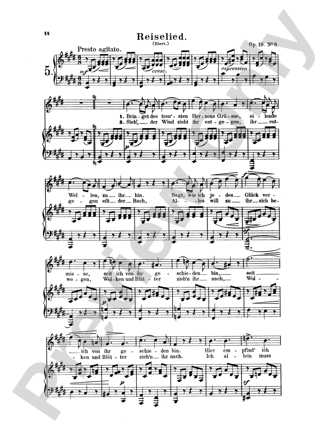 Mendelssohn: 79 Songs, High Voice (German)