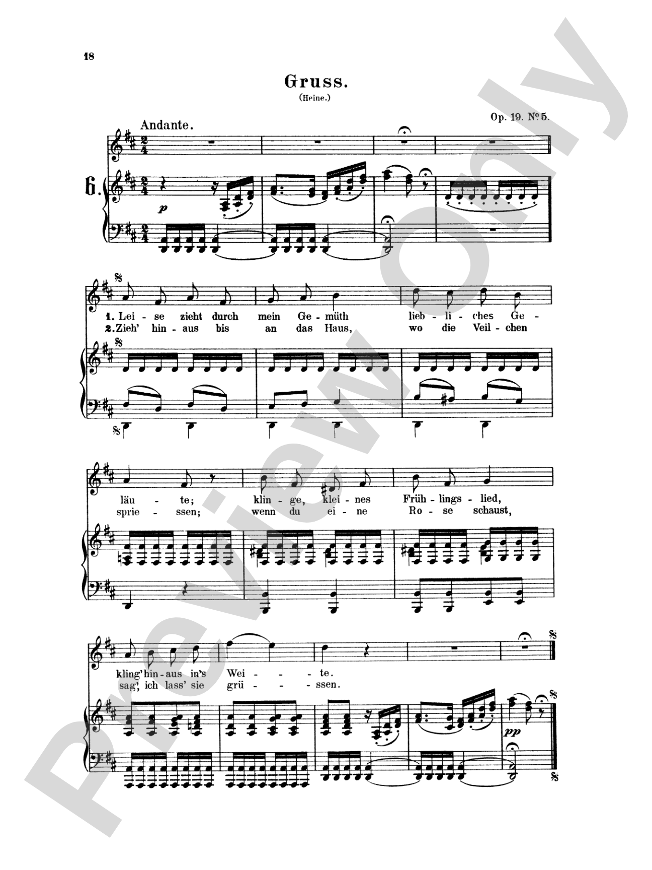 Mendelssohn: 79 Songs, High Voice (German)